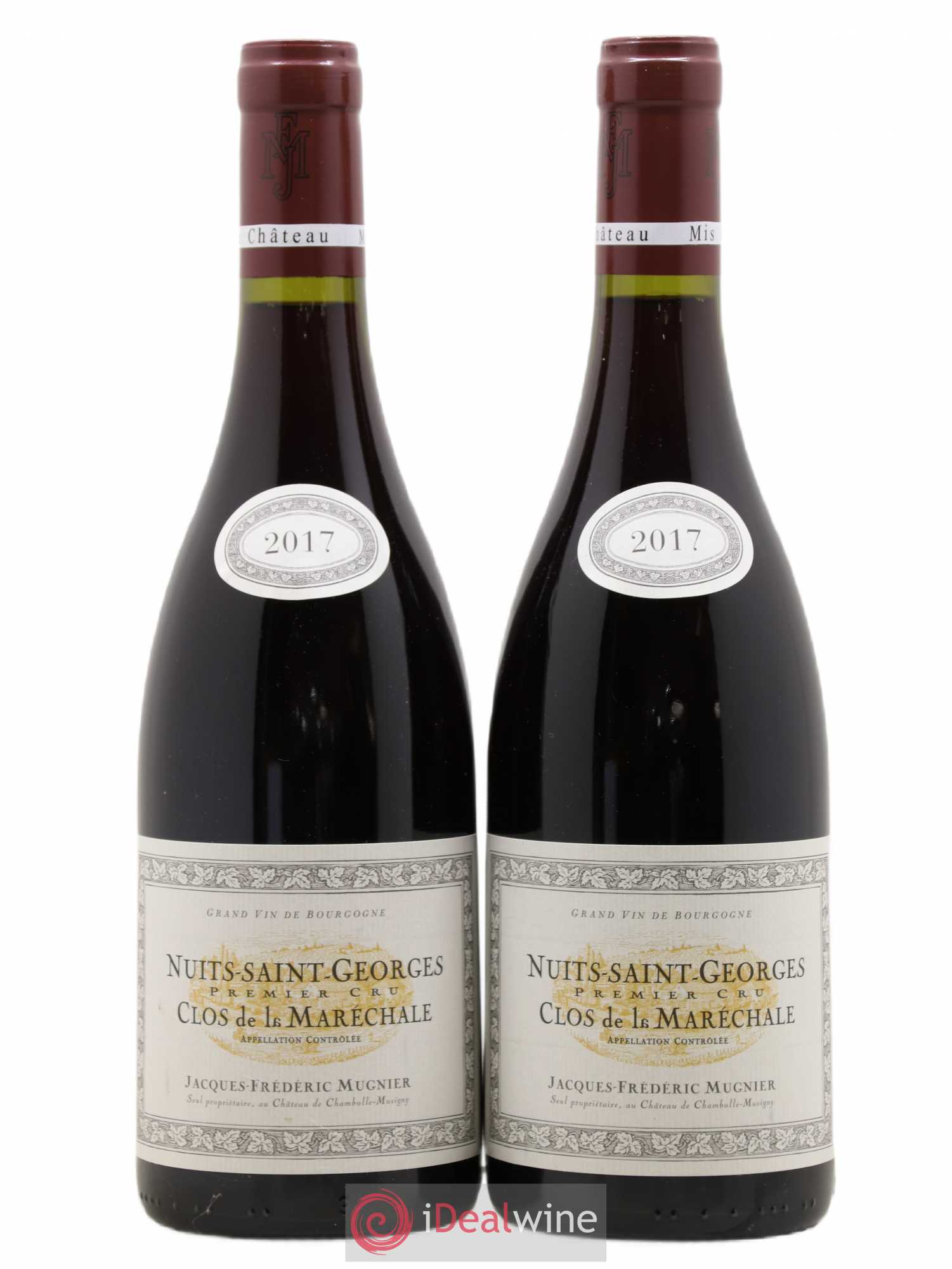 Nuits-Saint-Georges 1er Cru Clos de La Maréchale Jacques-Frédéric Mugnier 2017 - Lot de 2 bouteilles - 0