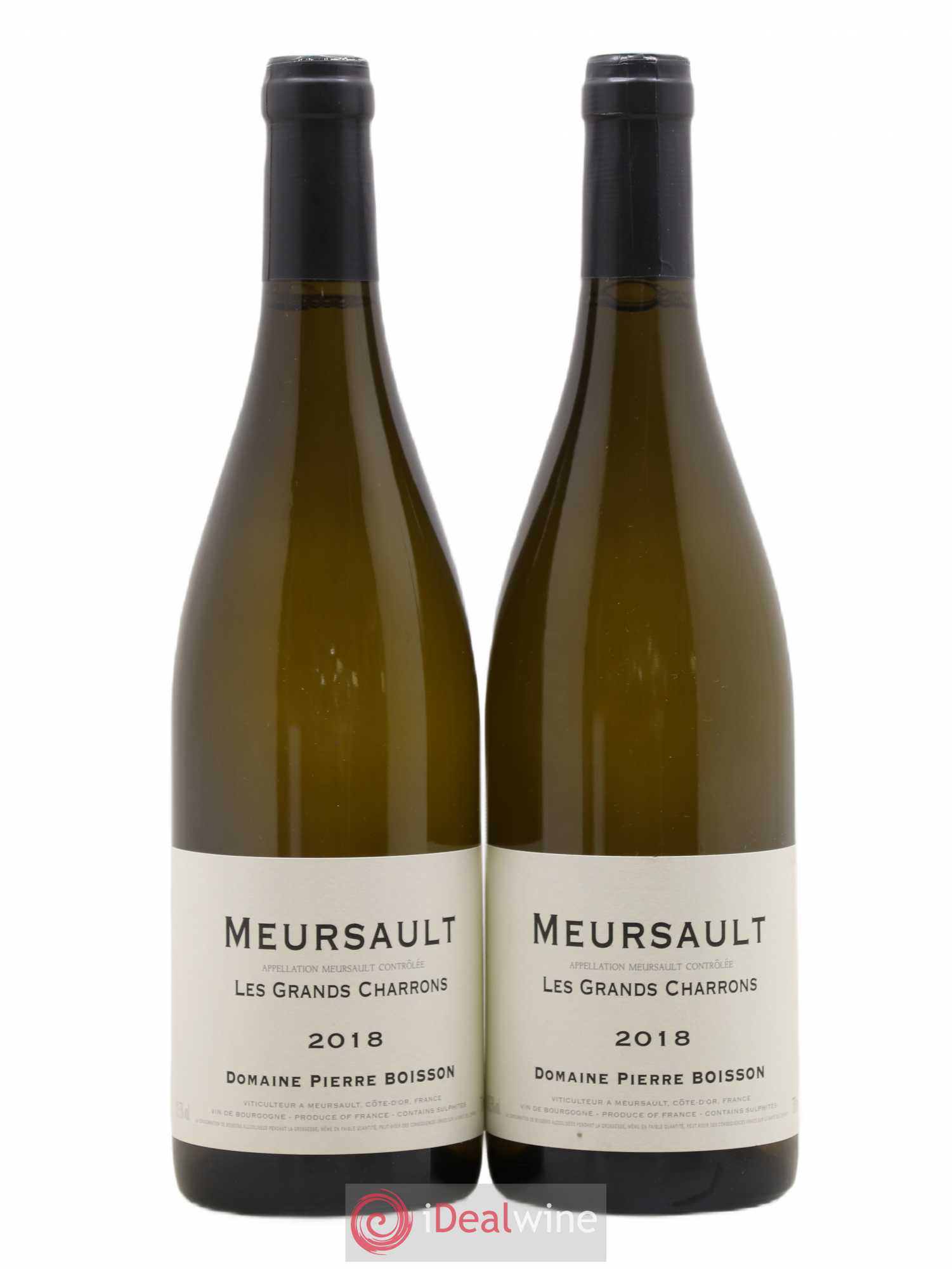 Meursault Les Grands Charrons Pierre Boisson (Domaine) 2018 - Lot de 2 bouteilles - 0