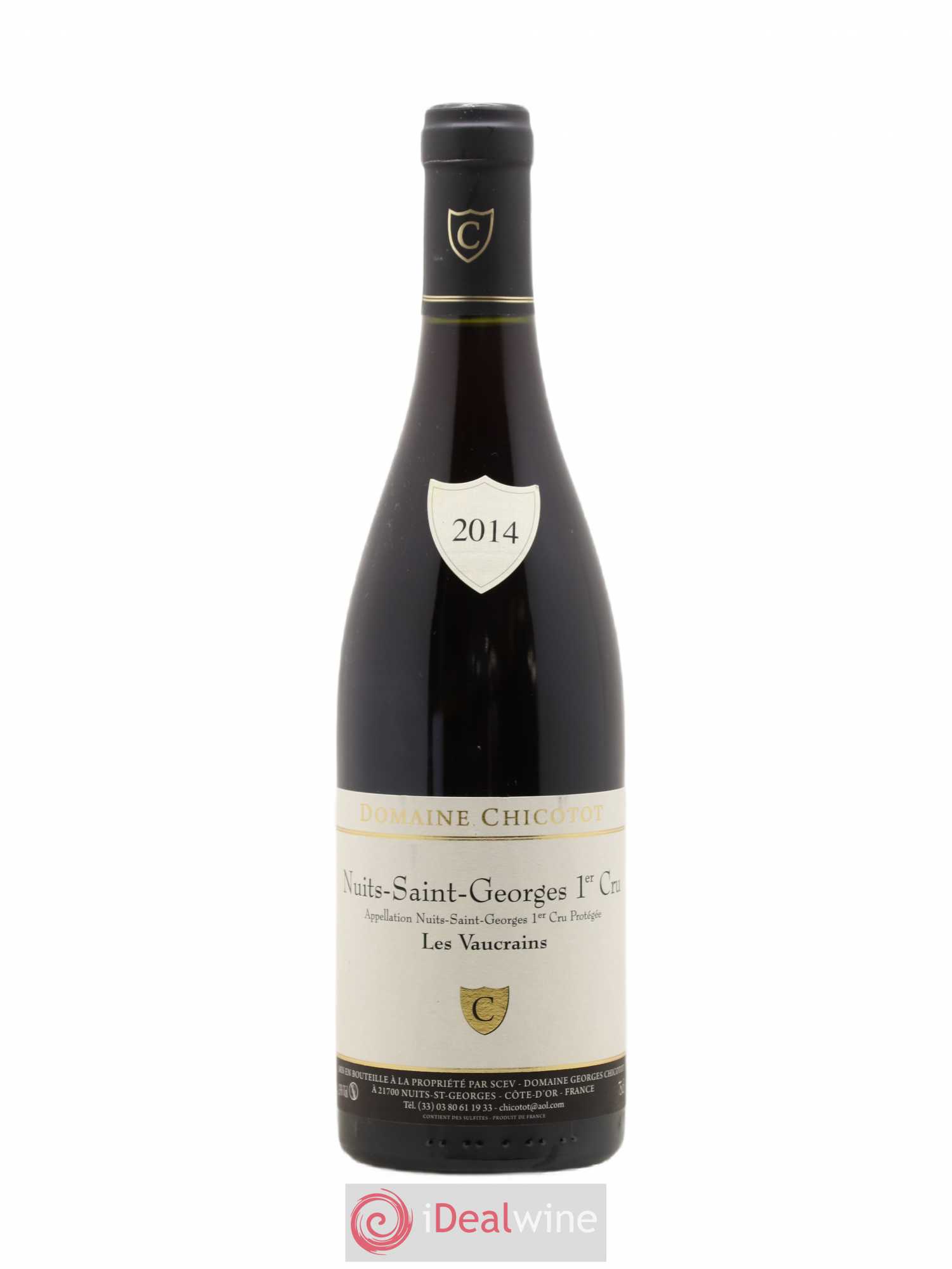 Nuits-Saint-Georges 1er Cru Les Vaucrains Chicotot 2014 - Lot de 1 bouteille - 0