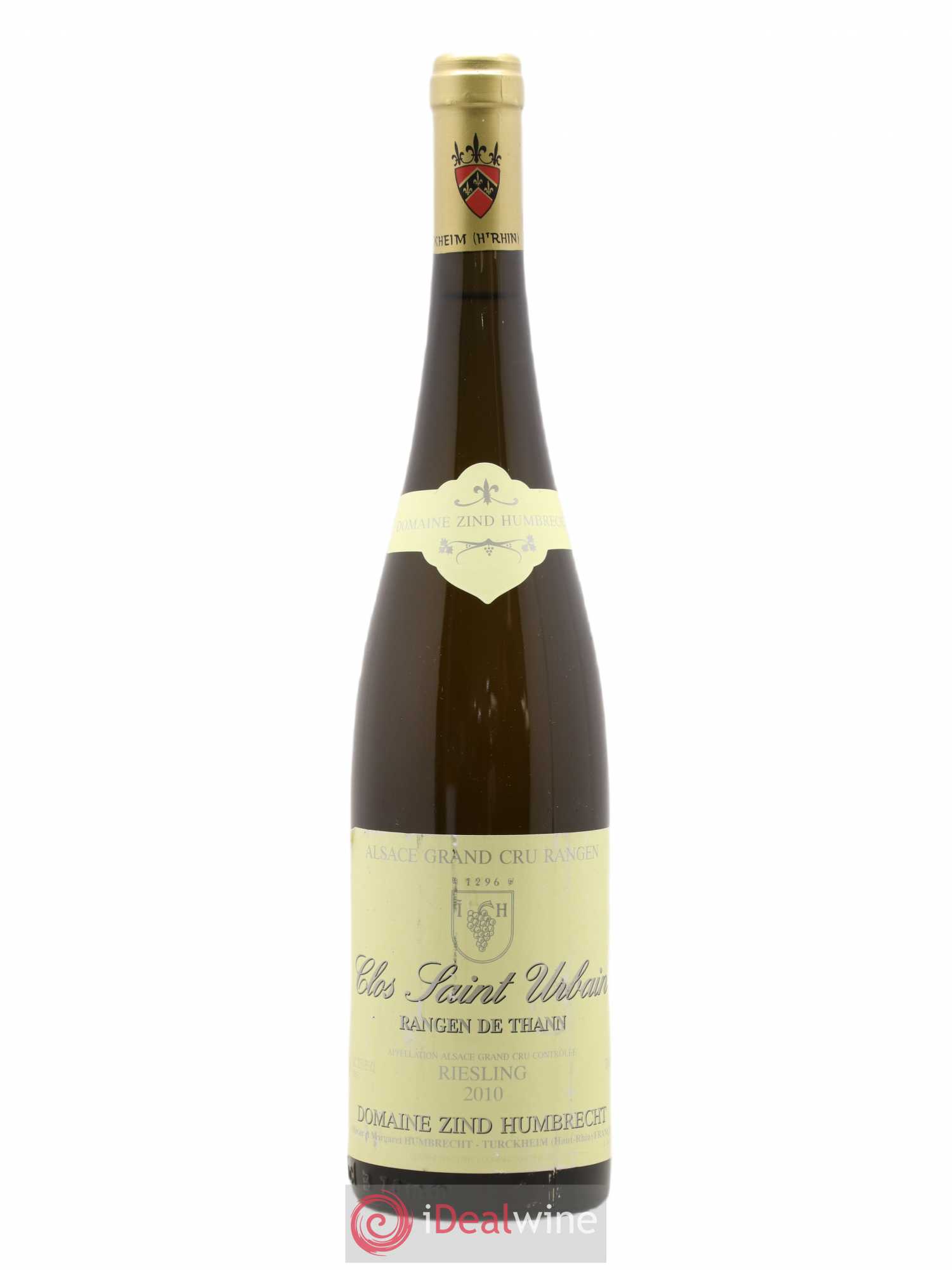 Alsace Riesling Grand Cru Rangen de Thann Clos Saint Urbain Zind-Humbrecht (Domaine) 2010 - Lot de 1 bouteille - 0