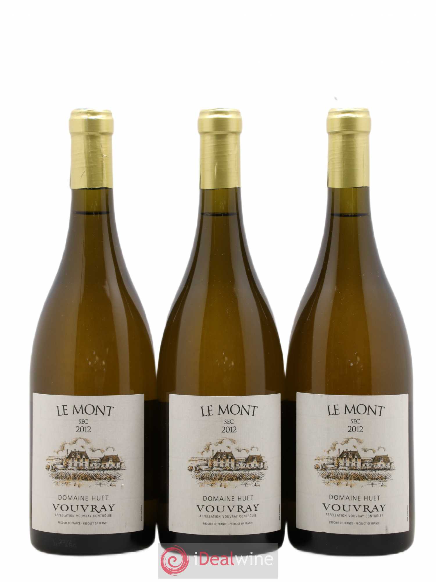Vouvray Le Mont Sec Domaine Huet 2012 - Lot de 3 bouteilles - 0