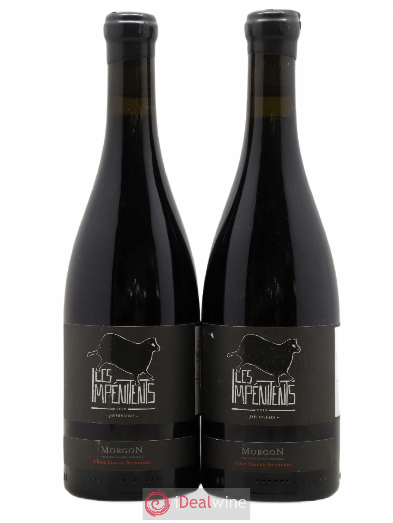 Morgon Javernières Les Impénitents Louis-Claude Desvignes 2010 - Lot de 2 bouteilles - 0
