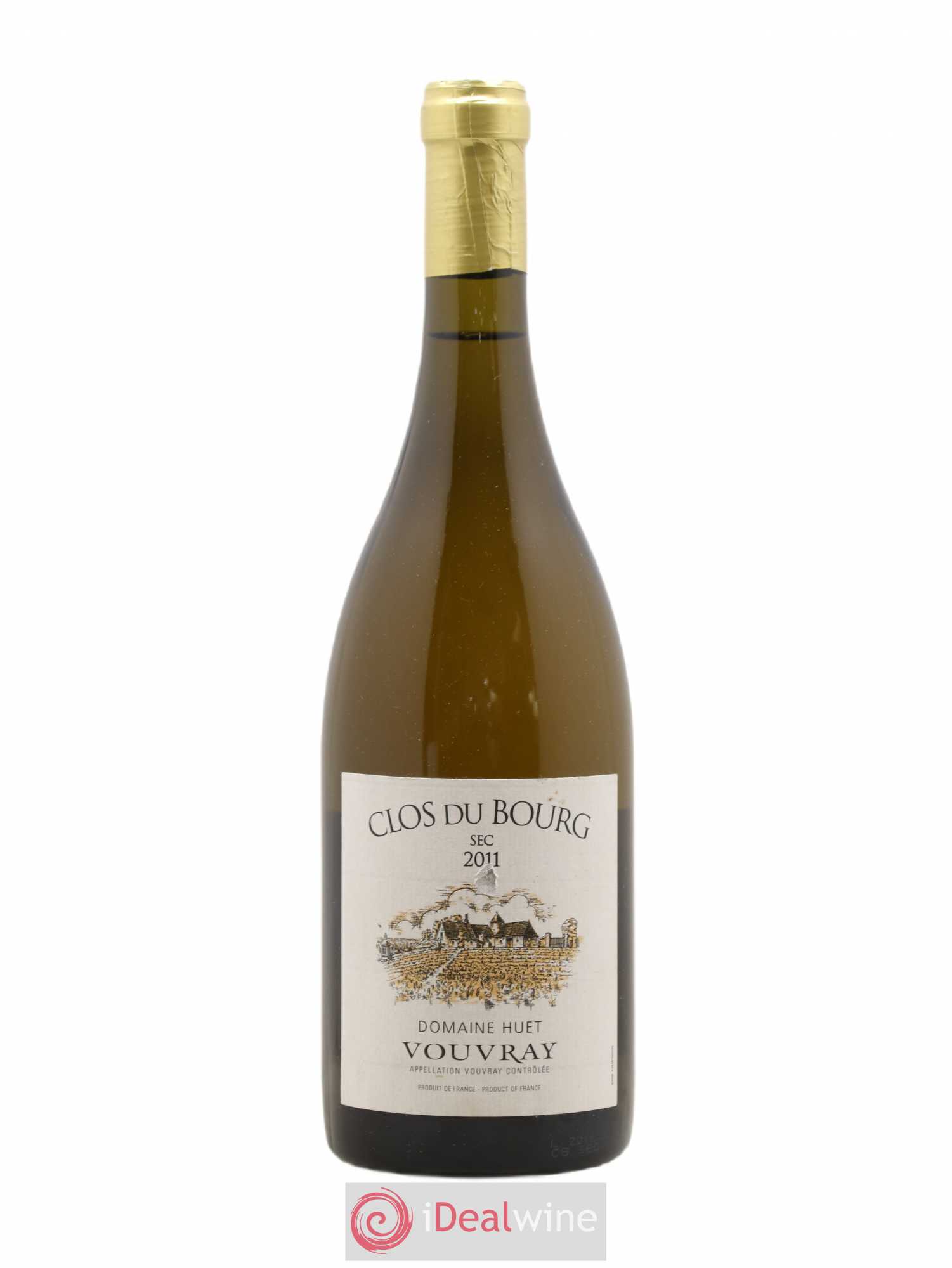 Vouvray Clos du Bourg Sec Domaine Huet 2011 - Lot de 1 bouteille - 0