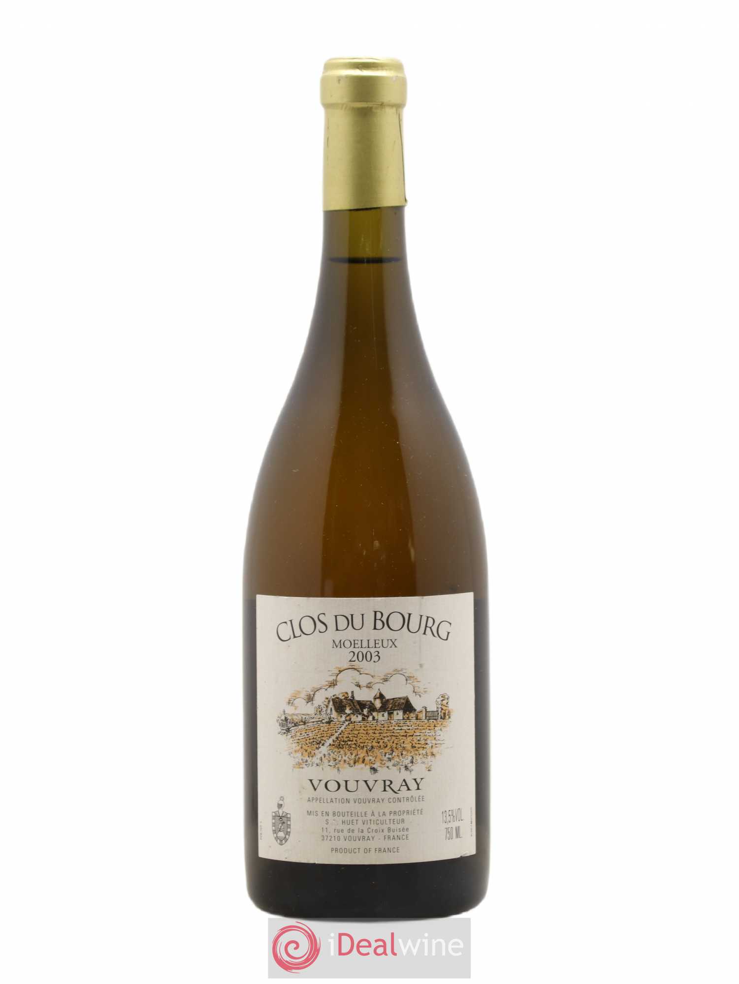 Vouvray Clos du Bourg Moelleux Domaine Huet 2003 - Lotto di 1 bottiglia - 0