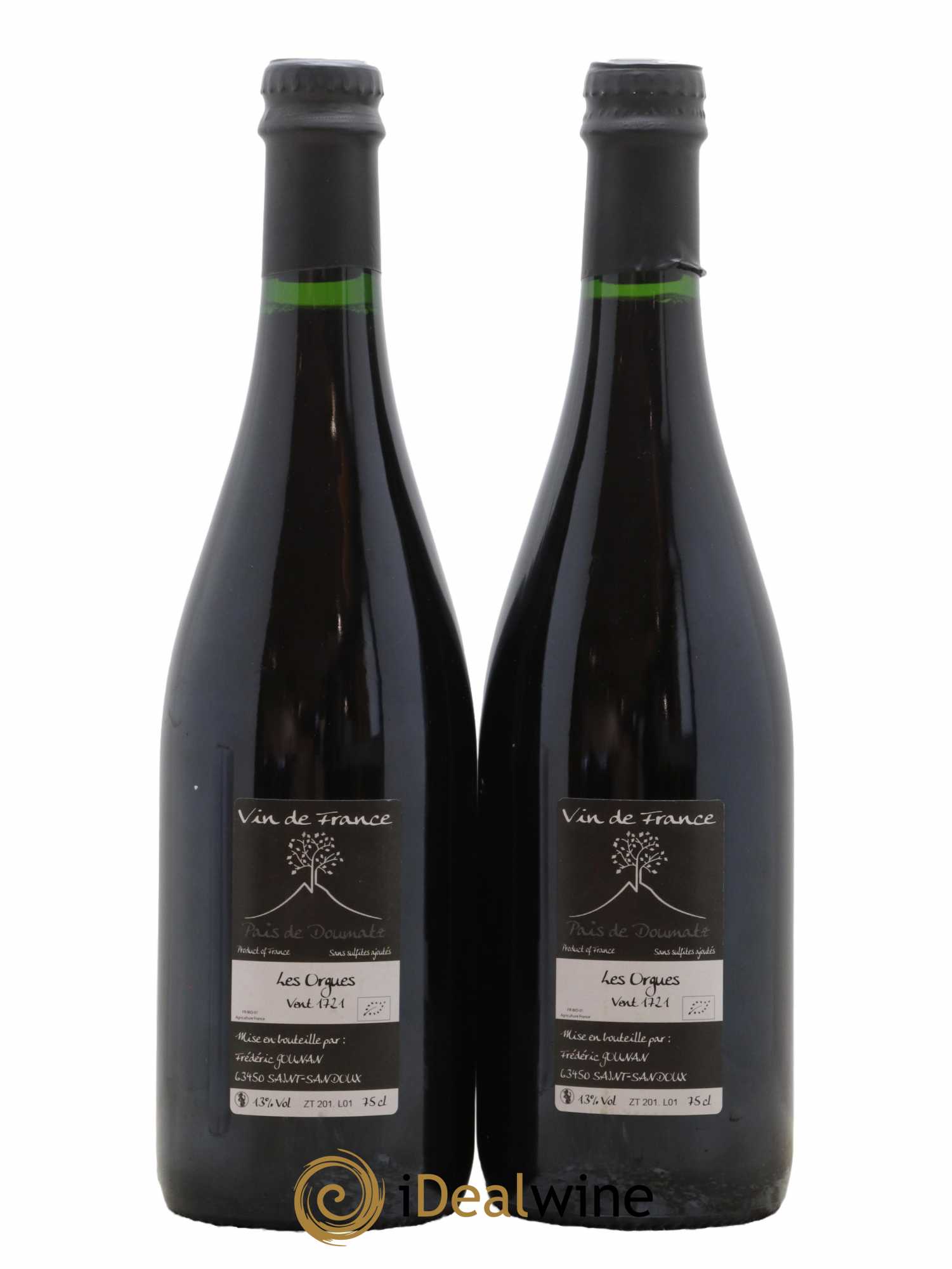 Vin de France Les Orgues Vignoble de l'Arbre Blanc 2017 - Lot de 2 bouteilles - 1