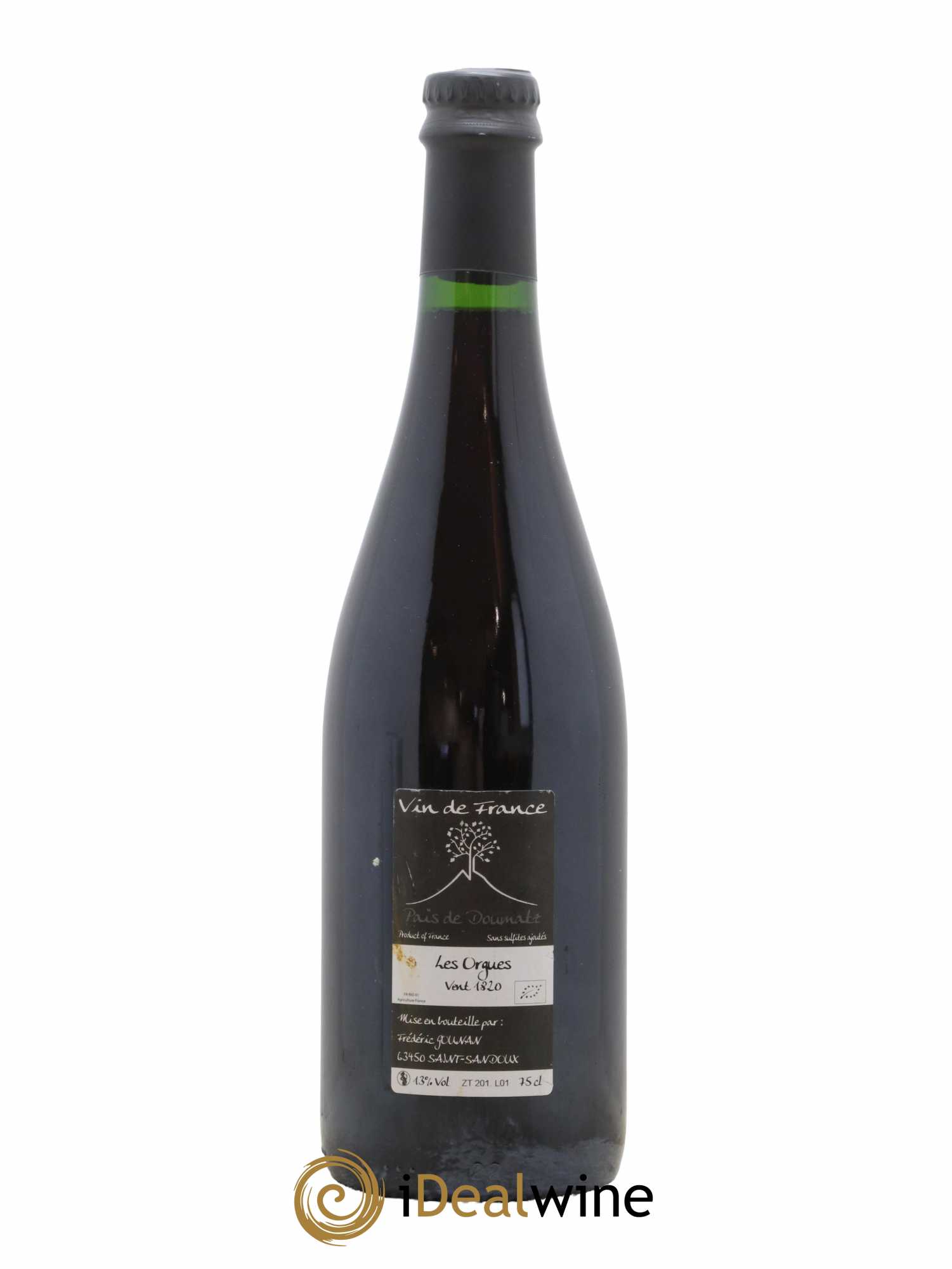 Vin de France Les Orgues Vignoble de l'Arbre Blanc 2018 - Lot de 1 bouteille - 1