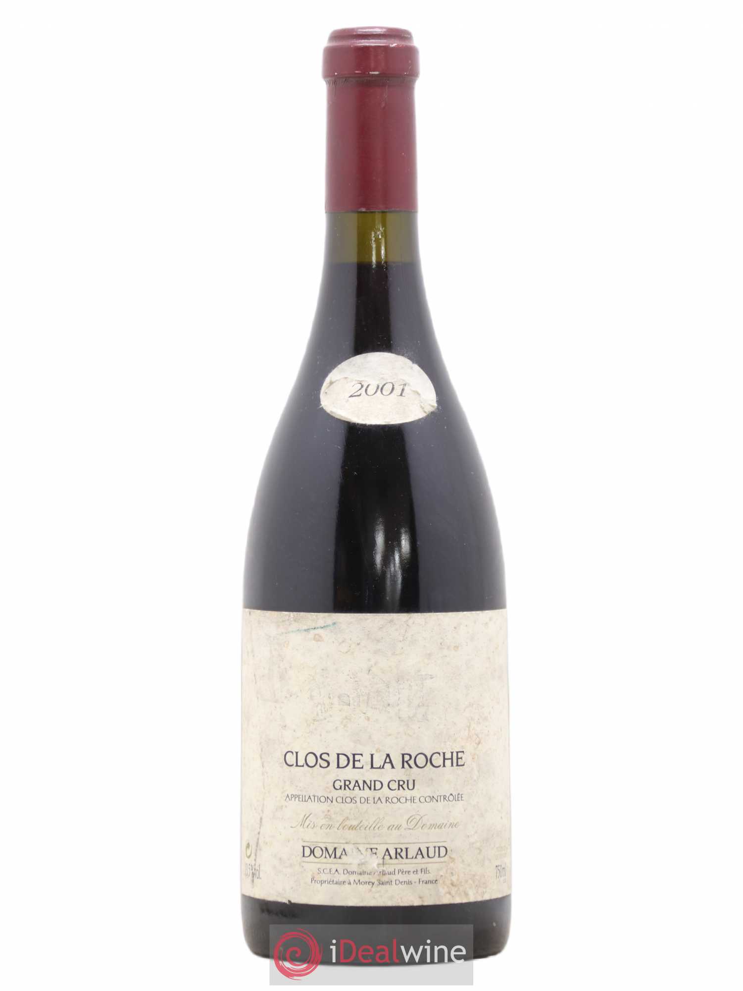 Clos de la Roche Grand Cru Arlaud 2001 - Lot de 1 bouteille - 0