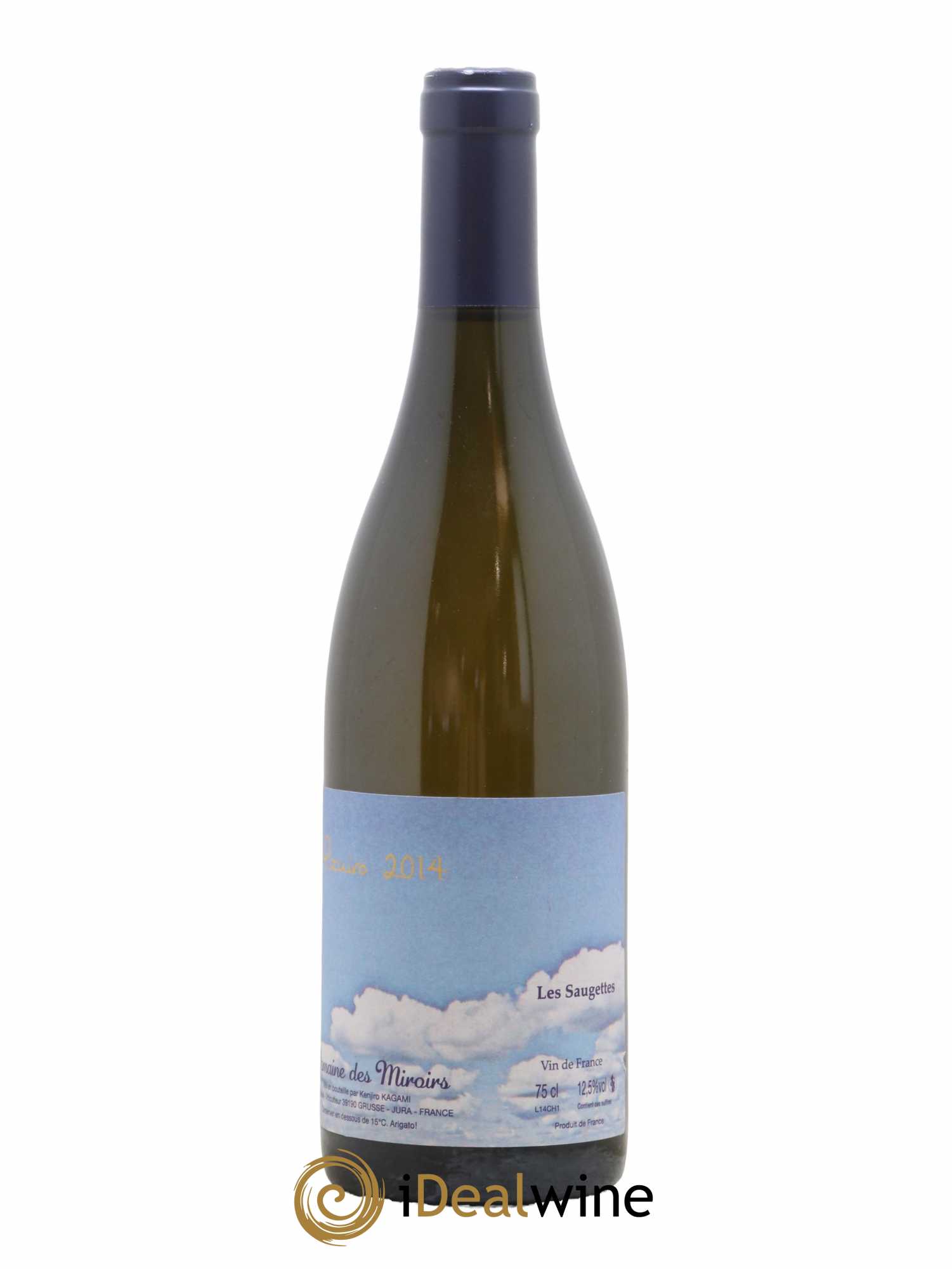 Vin de France Mizuiro Les Saugettes Kenjiro Kagami - Domaine des Miroirs 2014 - Lot de 1 bouteille - 1