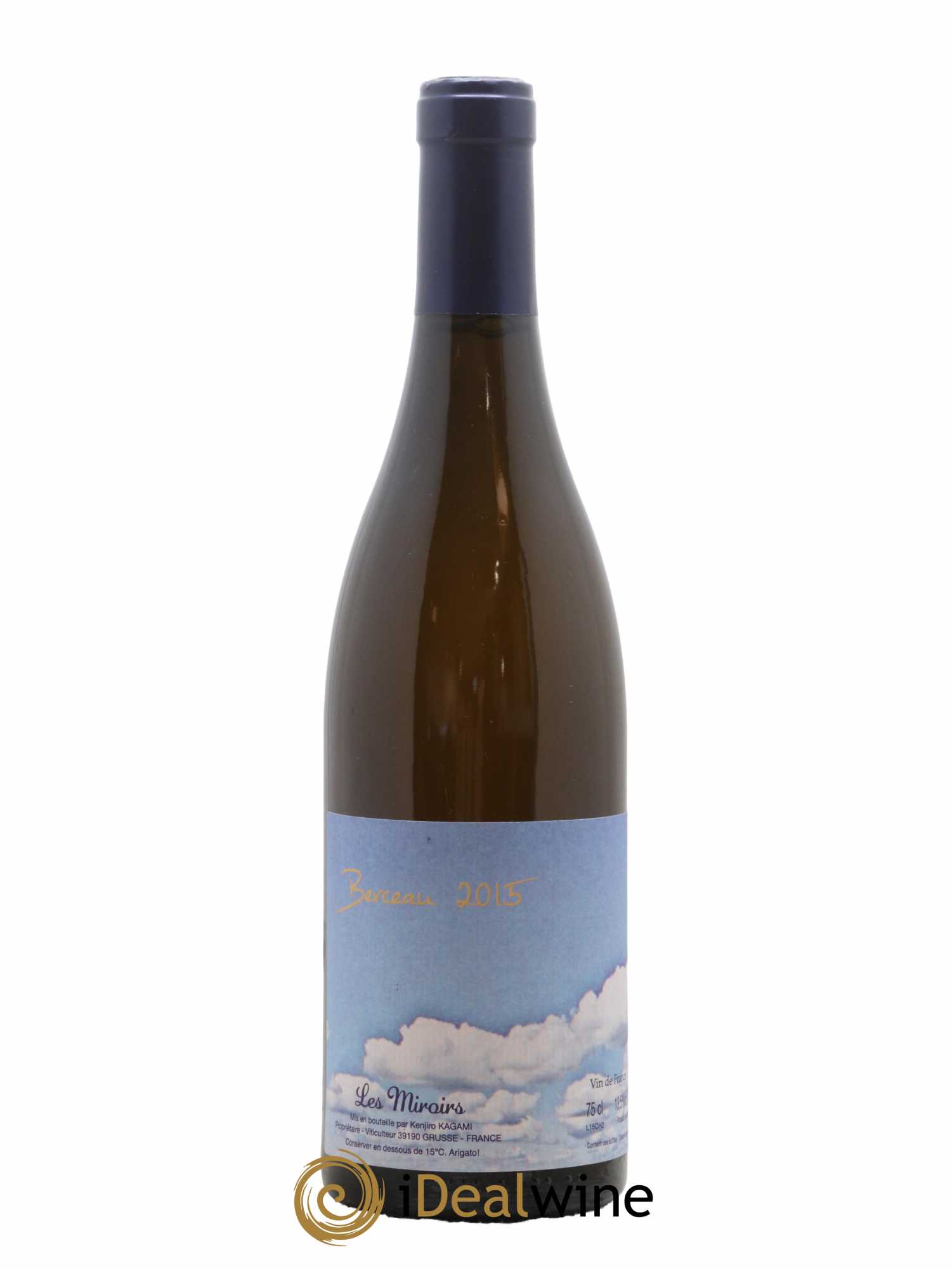 Vin de France Le Berceau Kenjiro Kagami - Domaine des Miroirs 2015 - Lot de 1 bouteille - 0