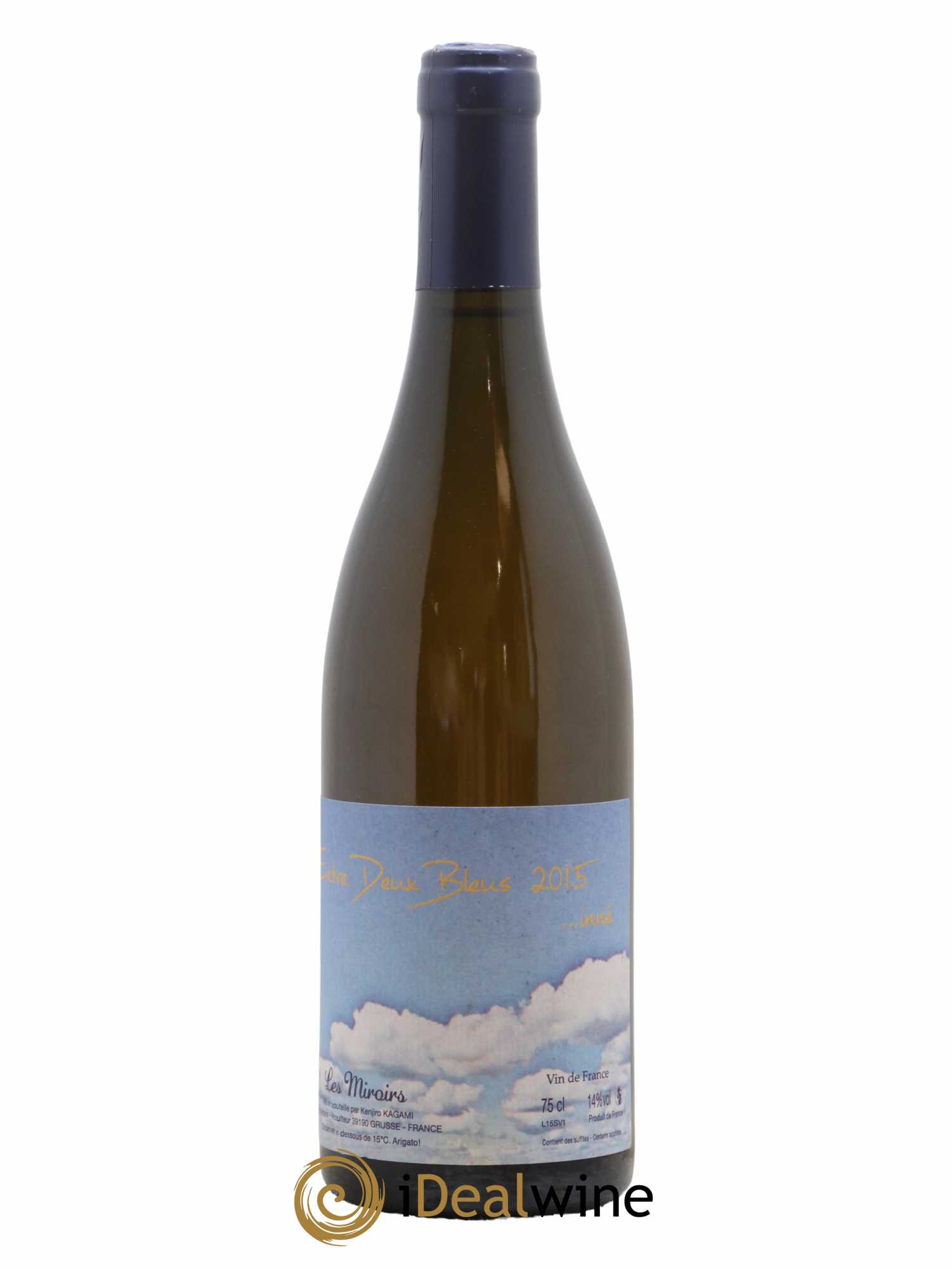Vin de France Entre deux bleus Inné Kenjiro Kagami - Domaine des Miroirs 2015 - Lot de 1 bouteille - 1