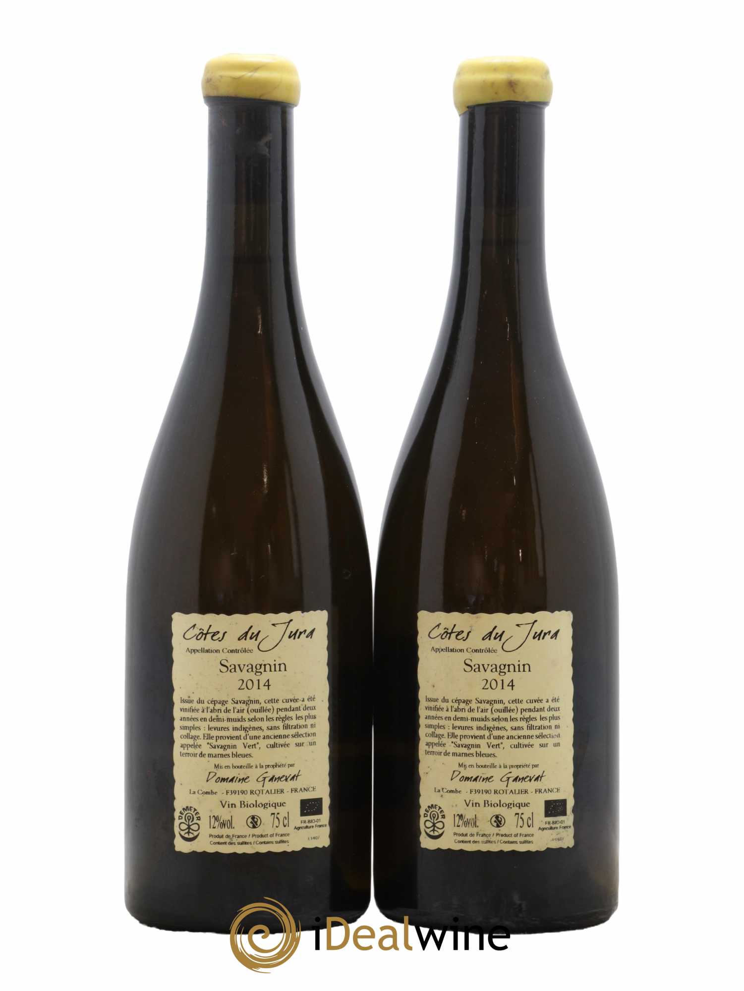 Côtes du Jura Les Chalasses Marnes Bleues Jean-François Ganevat (Domaine) 2014 - Lot de 2 bouteilles - 1