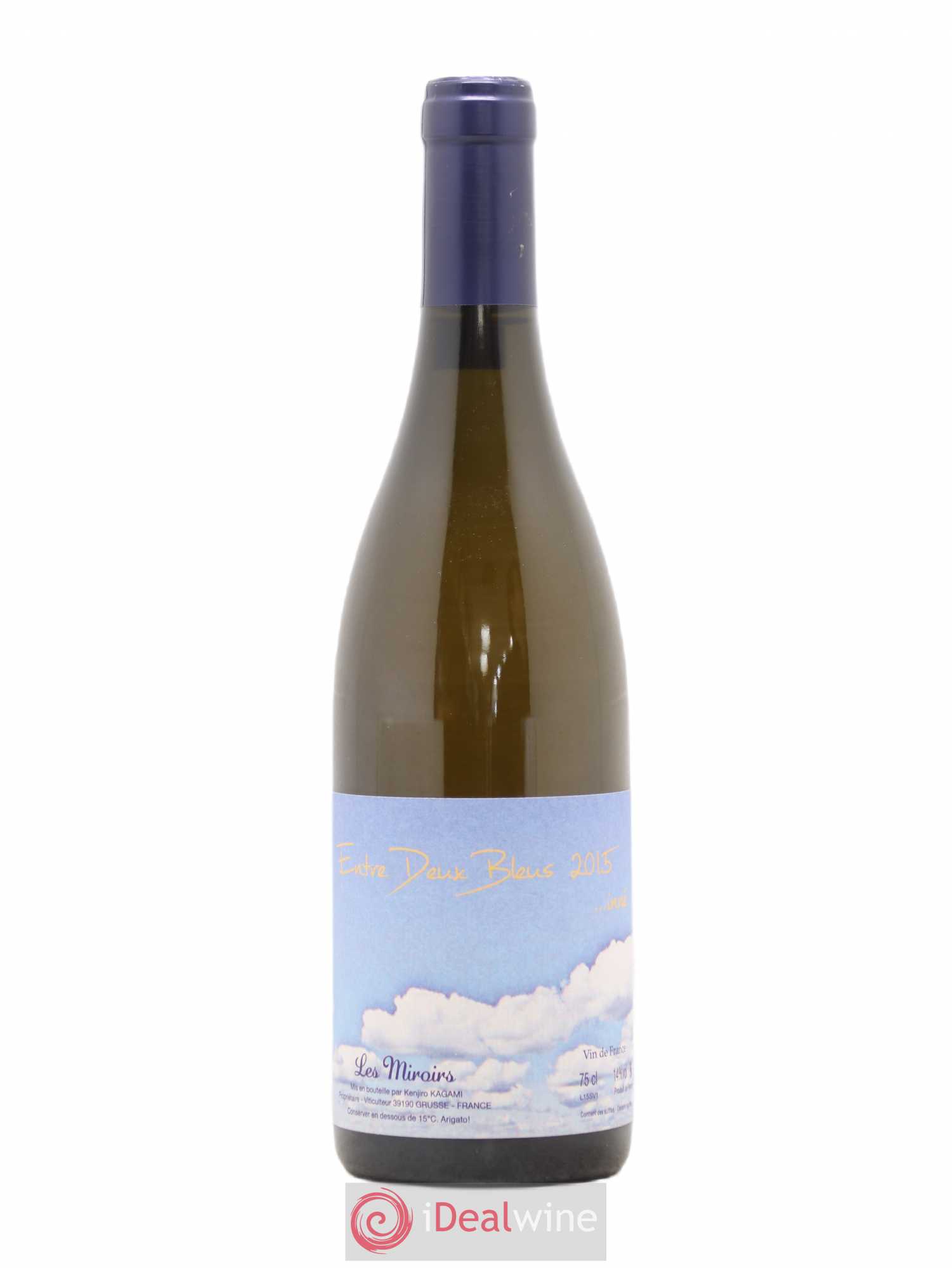 Vin de France Entre Deux Bleus Les saugettes Kenjiro Kagami - Domaine des Miroirs 2015 - Lot de 1 bouteille - 0