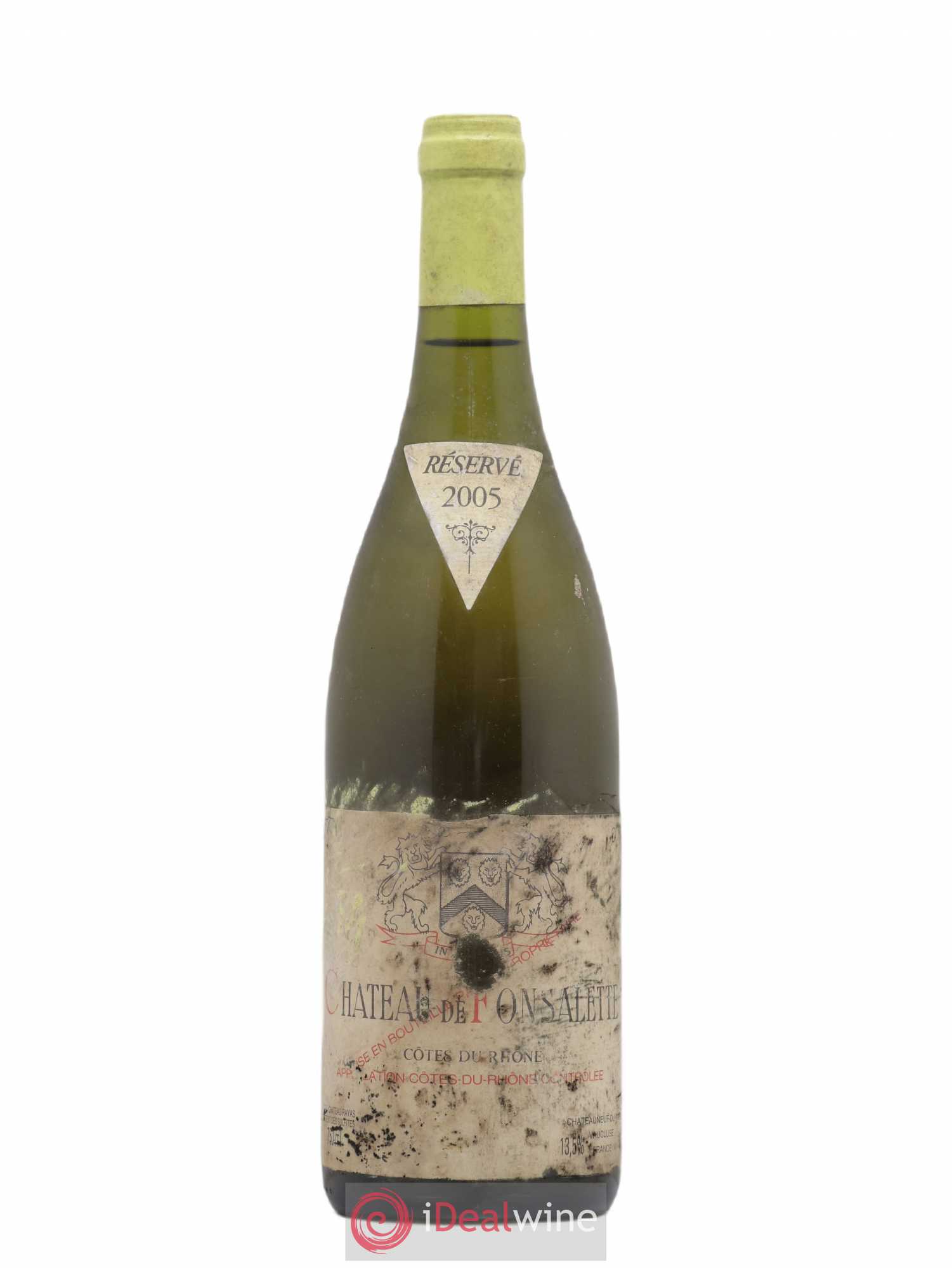 Côtes-du-Rhône Château de Fonsalette Emmanuel Reynaud 2005 - Lot de 1 bouteille - 0