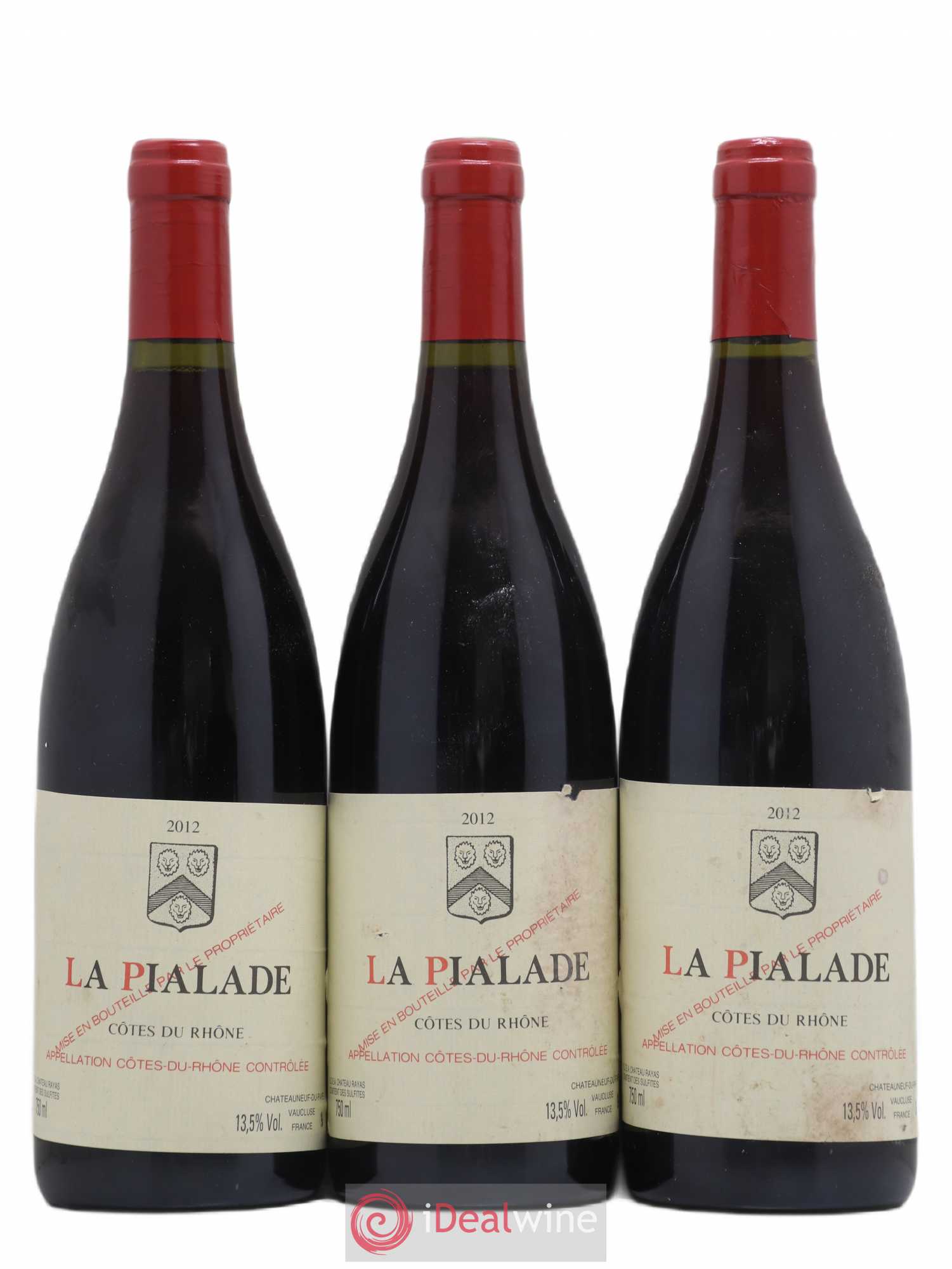 Côtes-du-Rhône La Pialade Emmanuel Reynaud 2012 - Lot de 3 bouteilles - 0