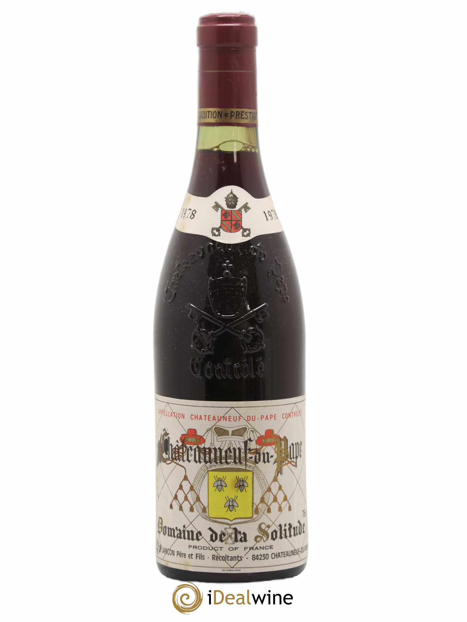 Châteauneuf-du-Pape Domaine de la Solitude 1978 - Lot de 1 bouteille - 0