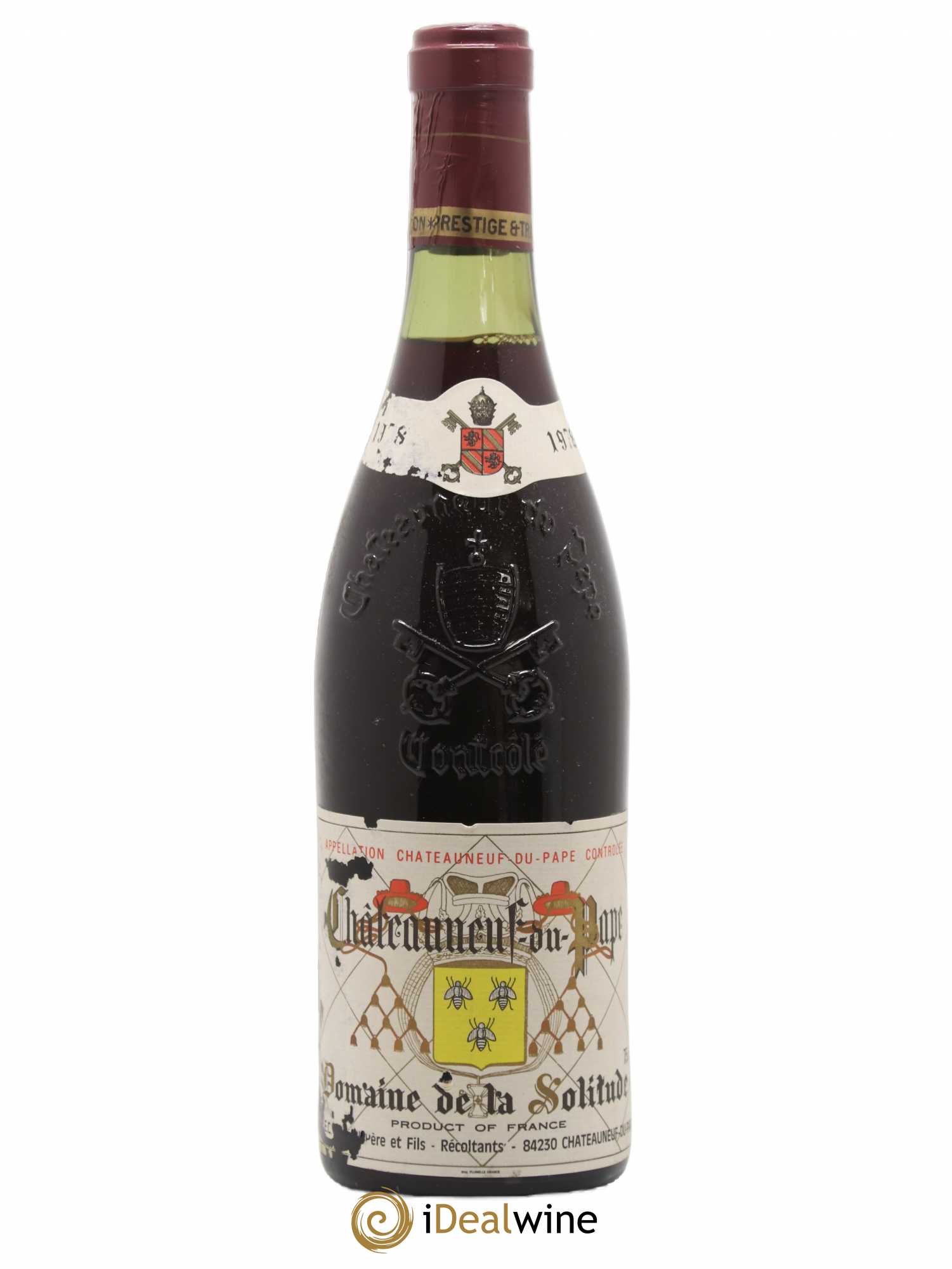Châteauneuf-du-Pape Domaine de la Solitude 1978 - Lot de 1 bouteille - 0