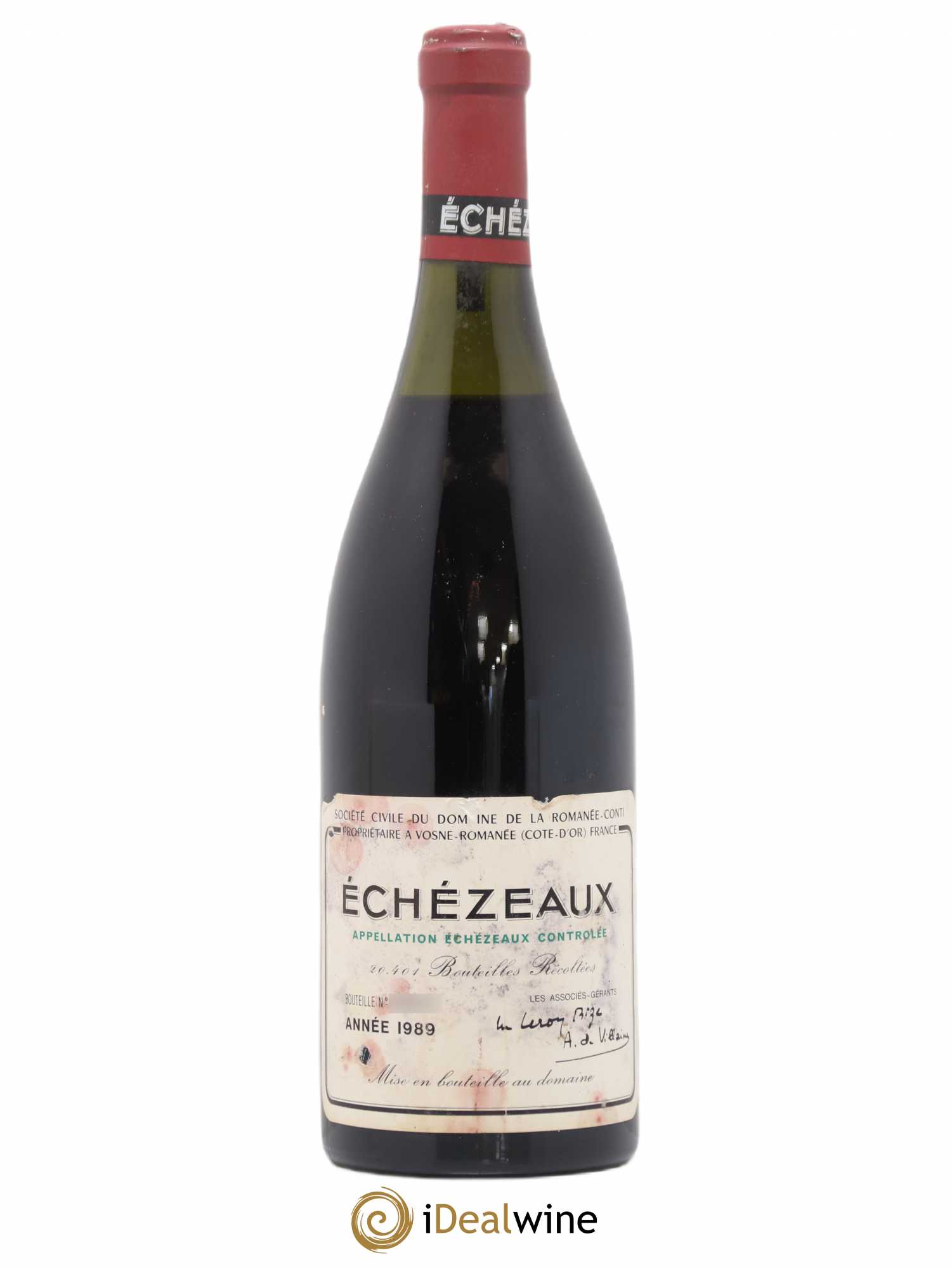 Echezeaux Grand Cru Domaine de la Romanée-Conti 1989 - Lot de 1 bouteille - 0