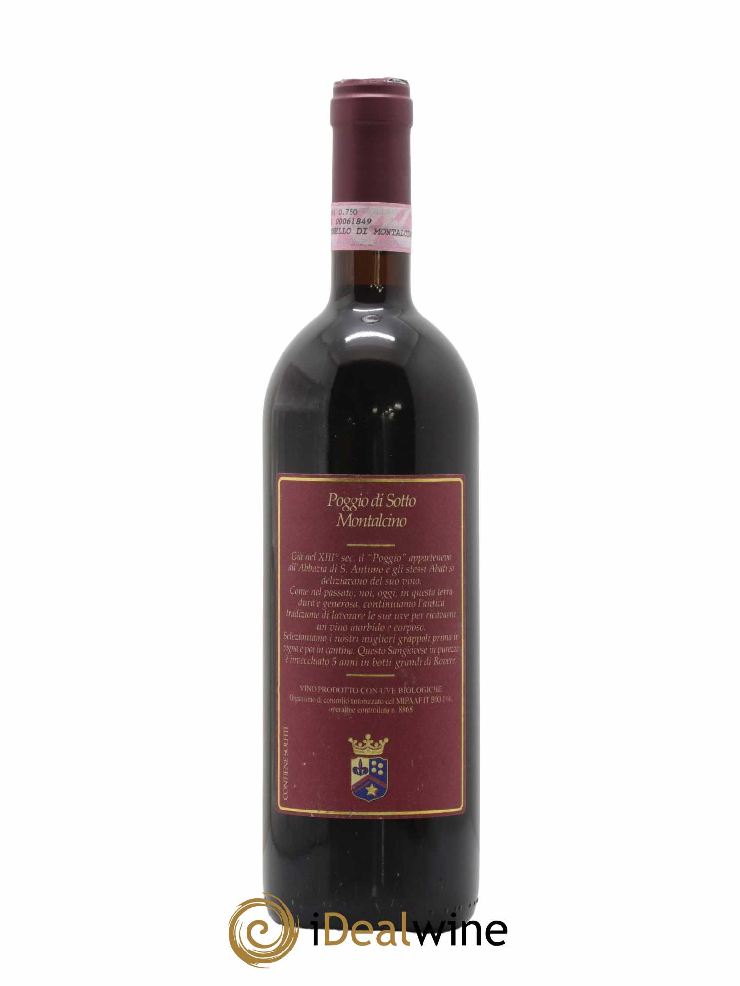 Brunello di Montalcino DOCG Poggio di Sotto 2006 - Lot de 1 bouteille - 1