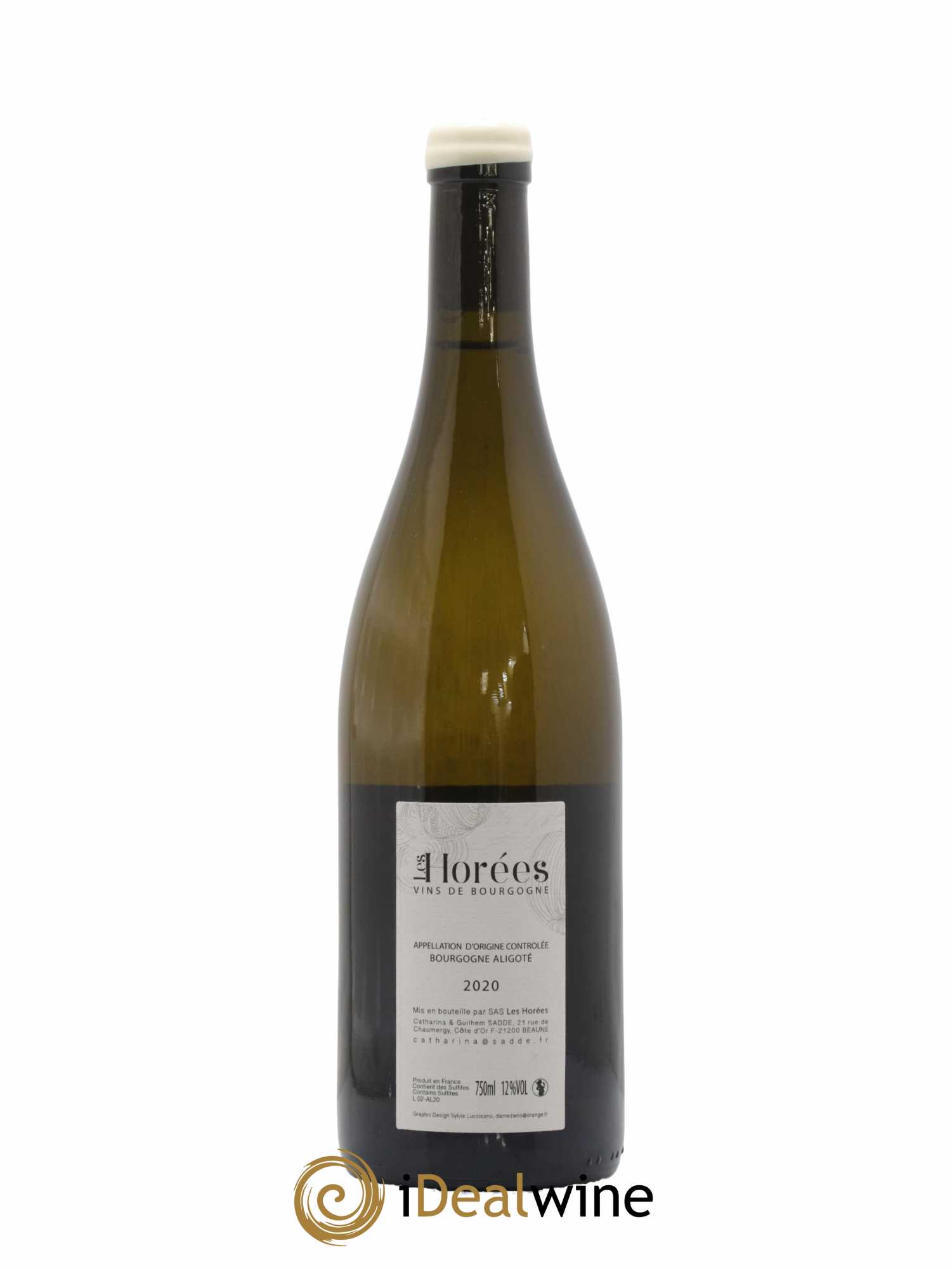 Bourgogne Aligote En Coulezain Les Horees 2020 - Lot de 1 bouteille - 1