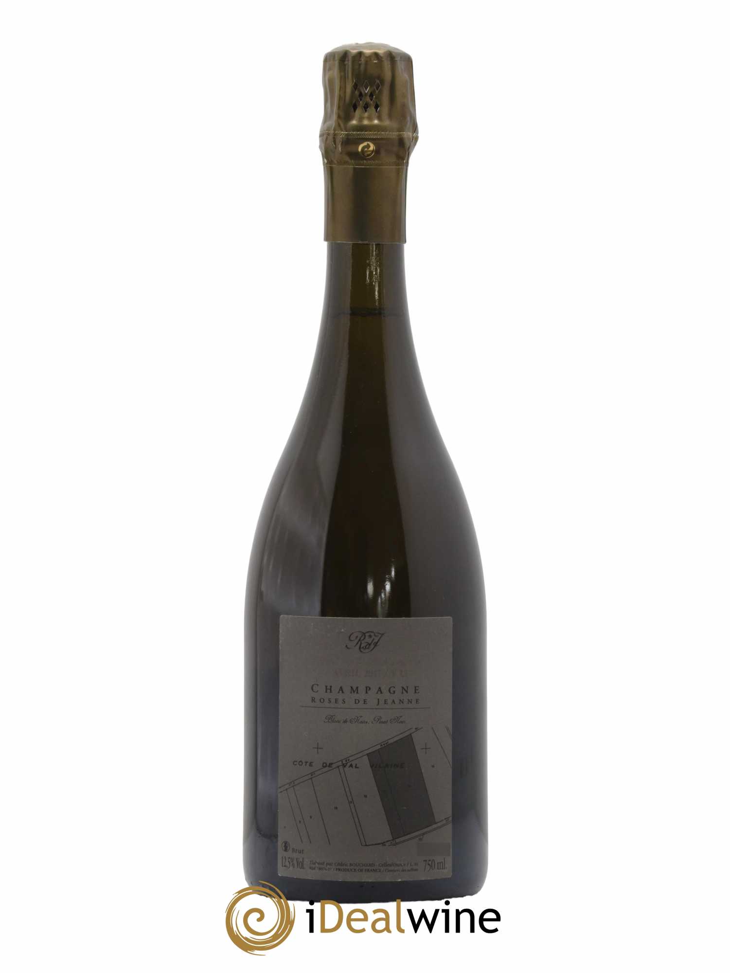 Roses de Jeanne Côte de Val Vilaine Blanc de Noirs Cédric Bouchard 2015 - Lot de 1 bouteille - 1