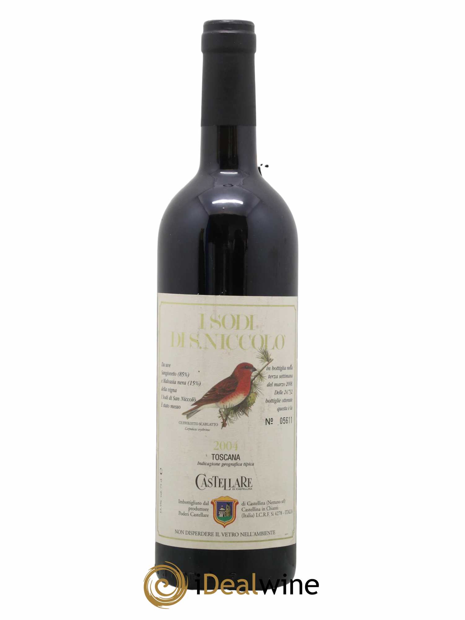 Toscana IGT Castellare di Castellina I Sodi di San Niccolo 2004 - Lot de 1 bouteille - 0
