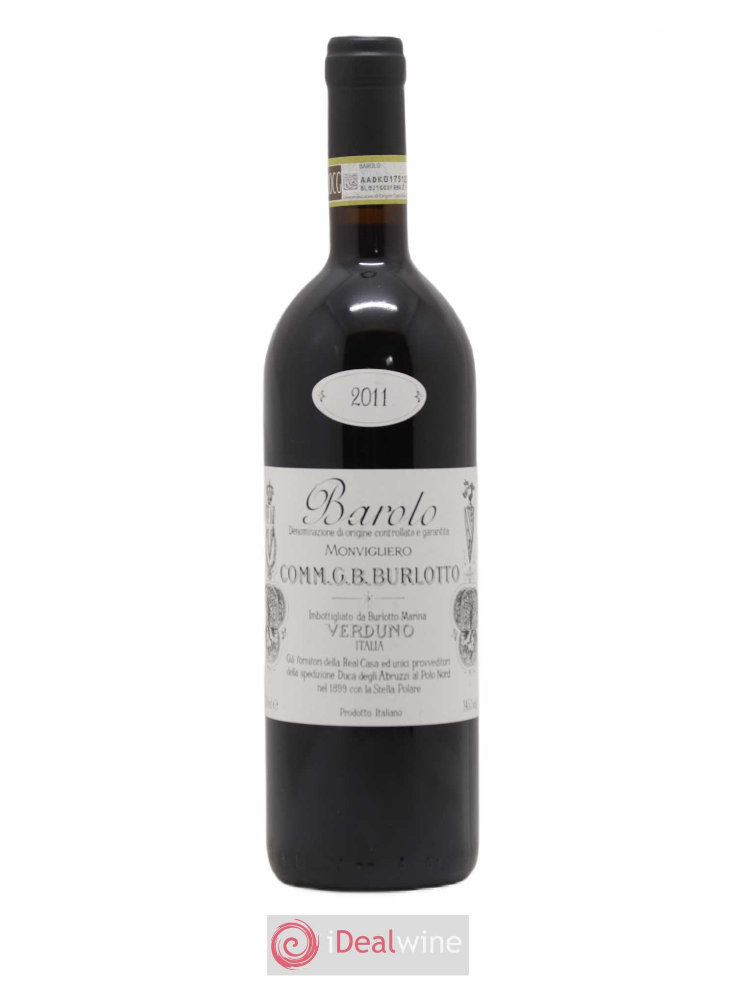 Barolo DOCG Monvigliero Comm. Giovan Battista Burlotto 2011 - Lot de 1 bouteille - 0