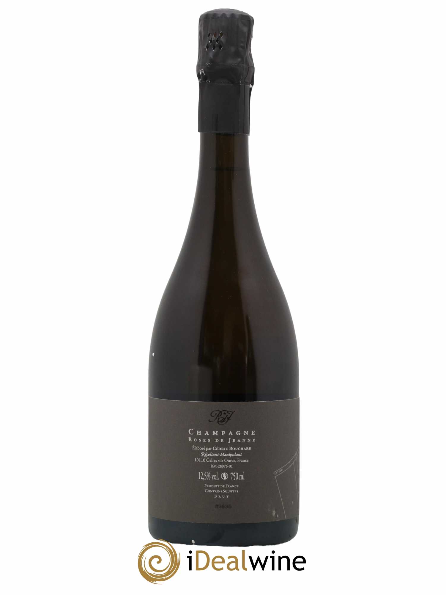 Roses de Jeanne Côte de Val Vilaine Blanc de Noirs Cédric Bouchard 2020 - Lot de 1 bouteille - 1
