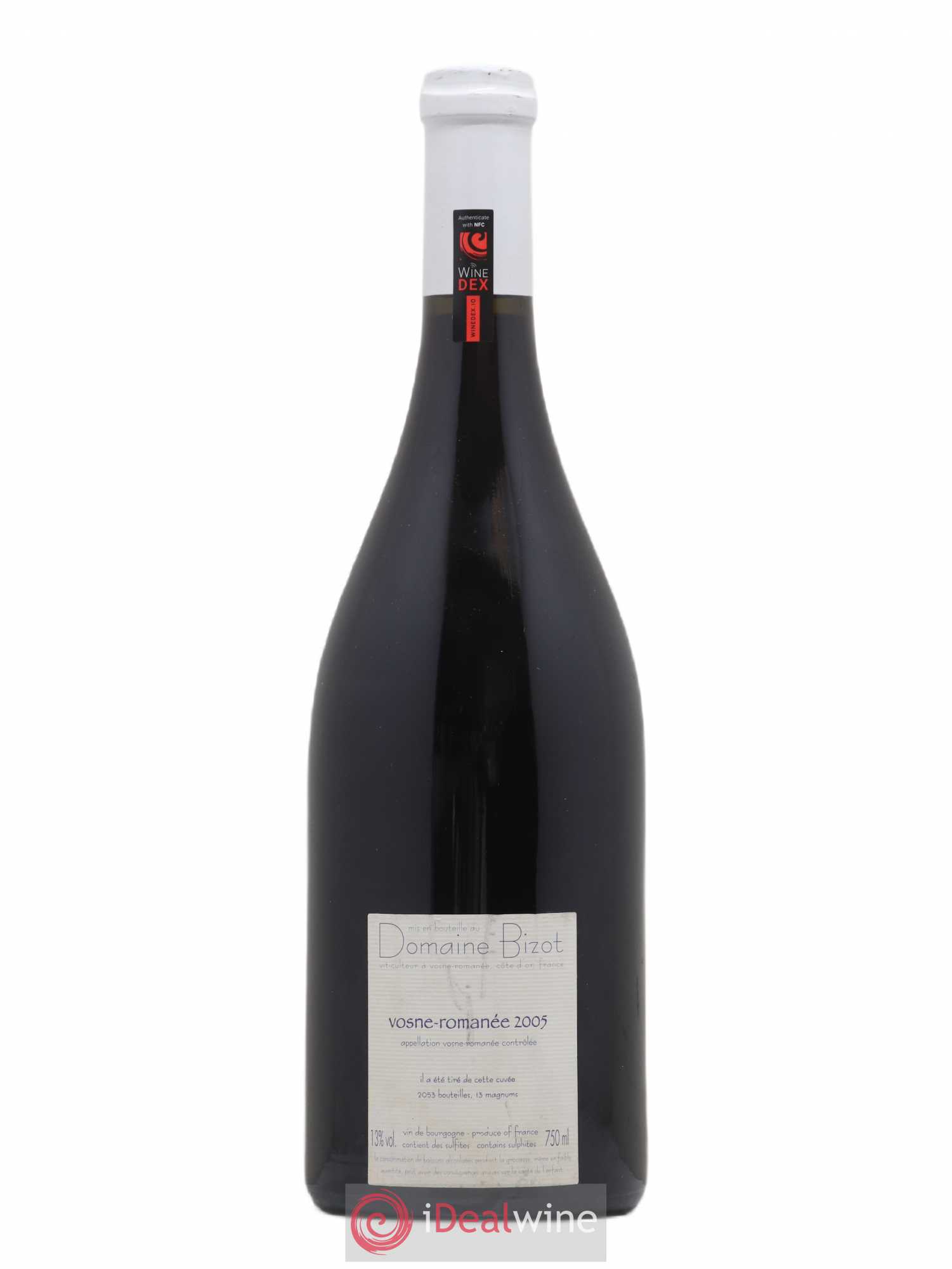 Vosne-Romanée Bizot (Domaine) 2005 - Lot de 1 bouteille - 1