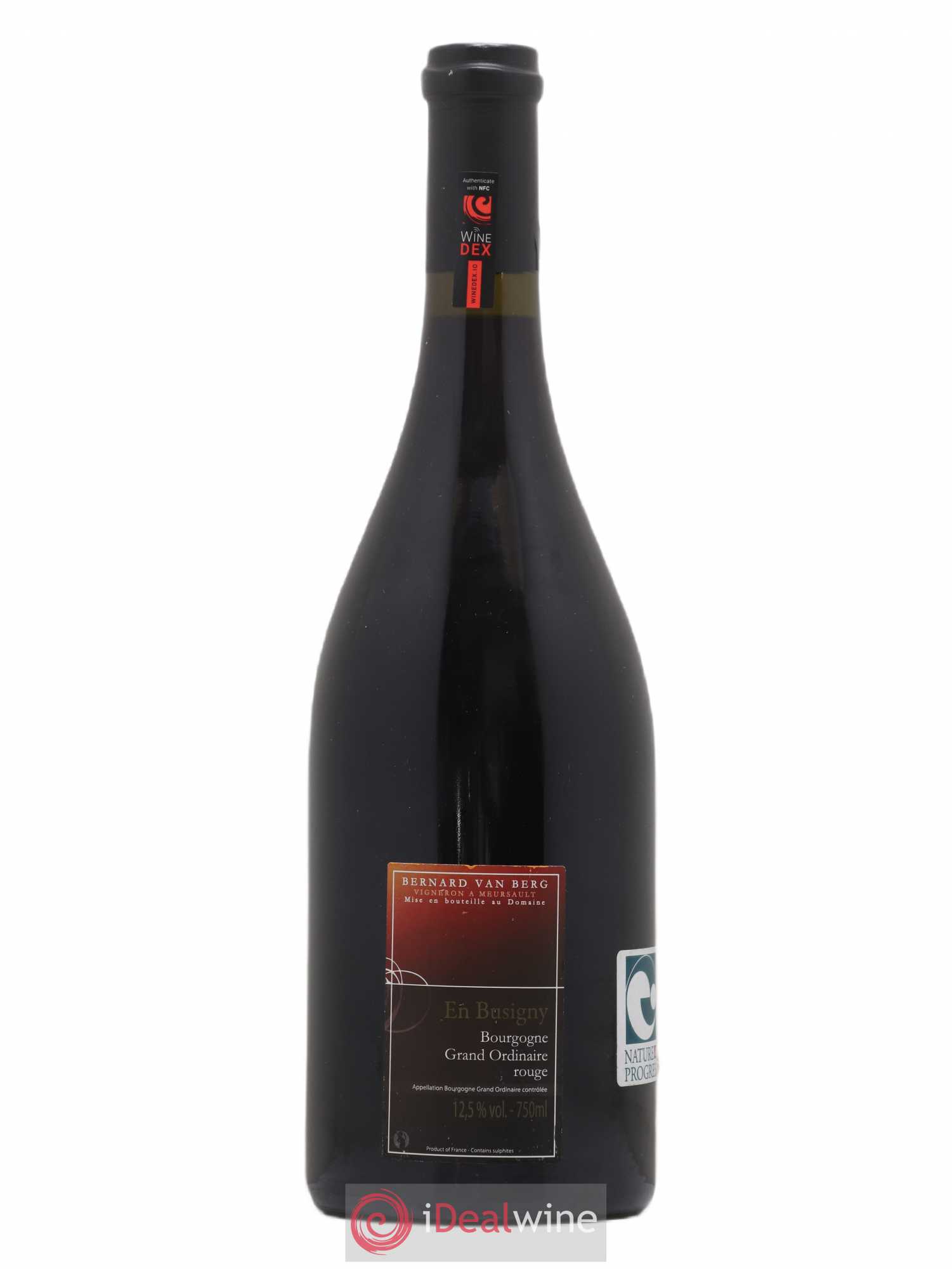 Bourgogne Grand Ordinaire En Busigny Bernard Van Berg Le Vin Le Plus Simplement 2006 - Lot de 1 bouteille - 1