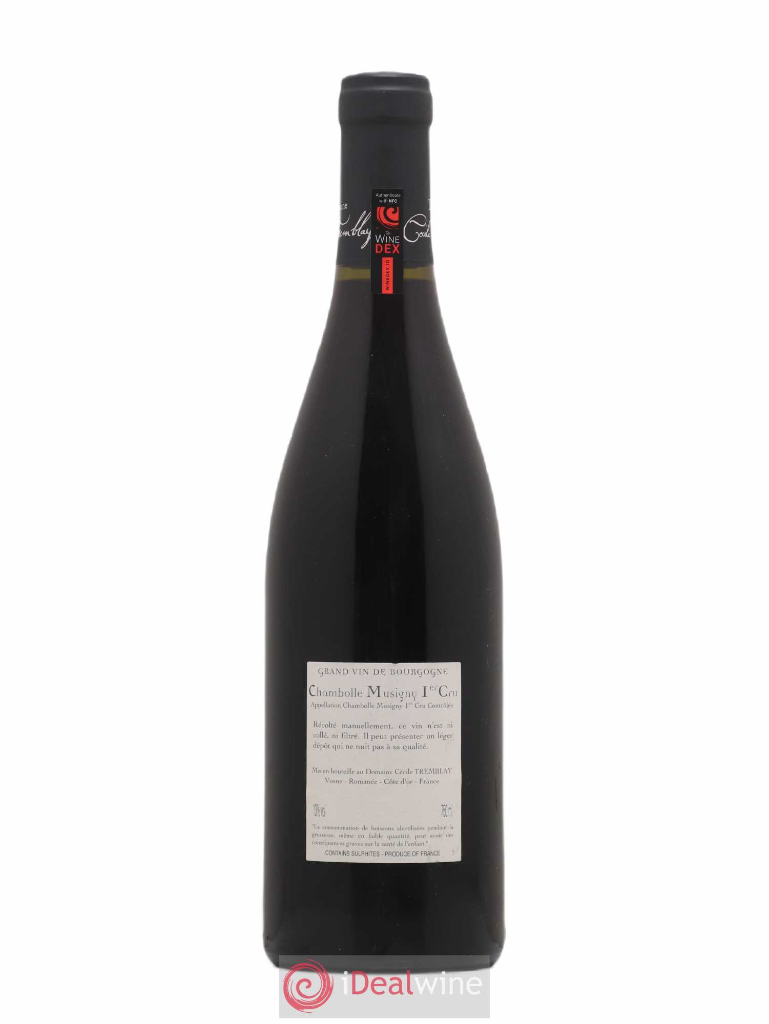Chambolle-Musigny 1er Cru Les Feusselottes Cécile Tremblay 2009 - Lot de 1 bouteille - 1