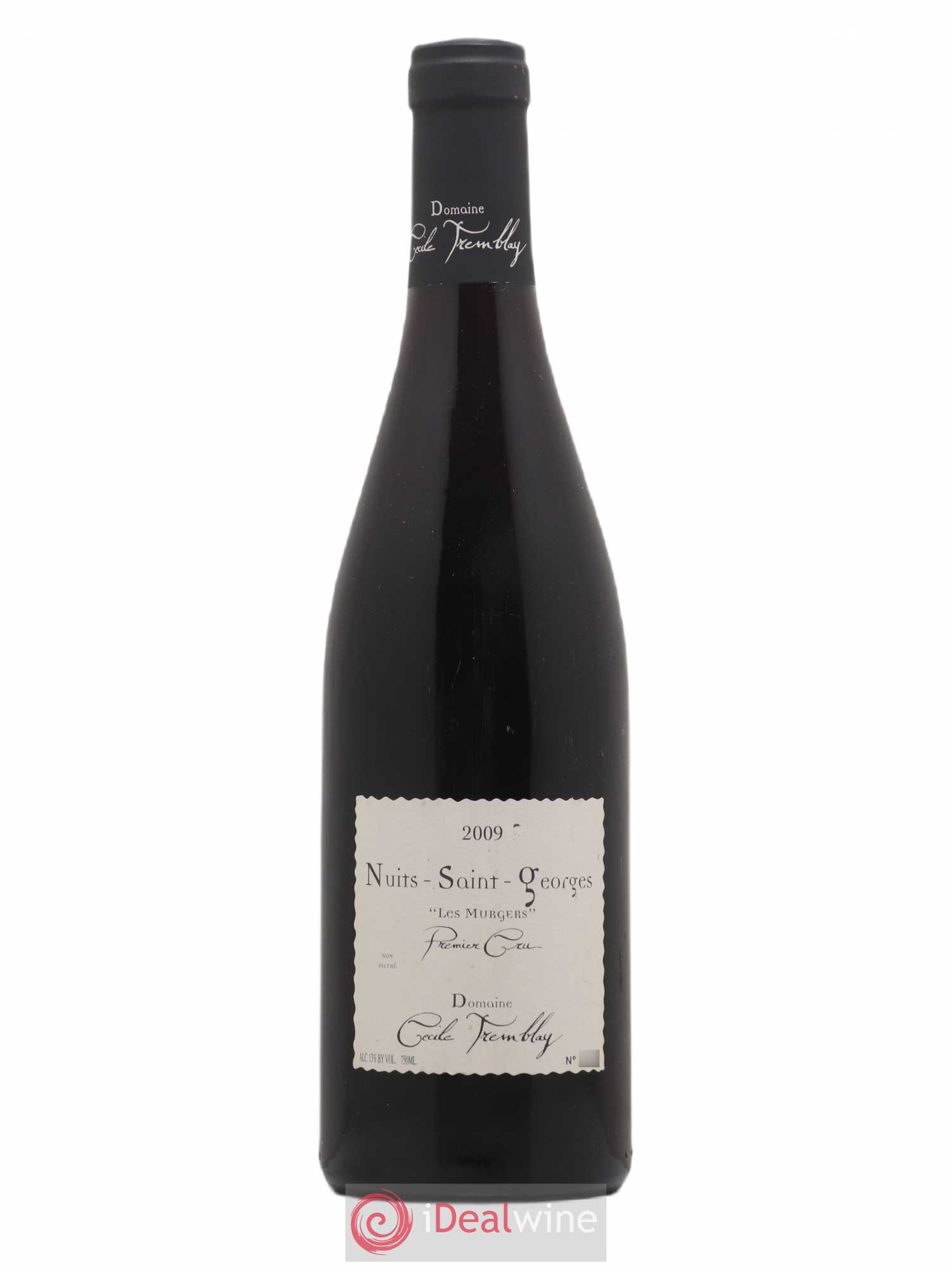Nuits-Saint-Georges 1er Cru Les Murgers Cécile Tremblay 2009 - Lot de 1 bouteille - 0