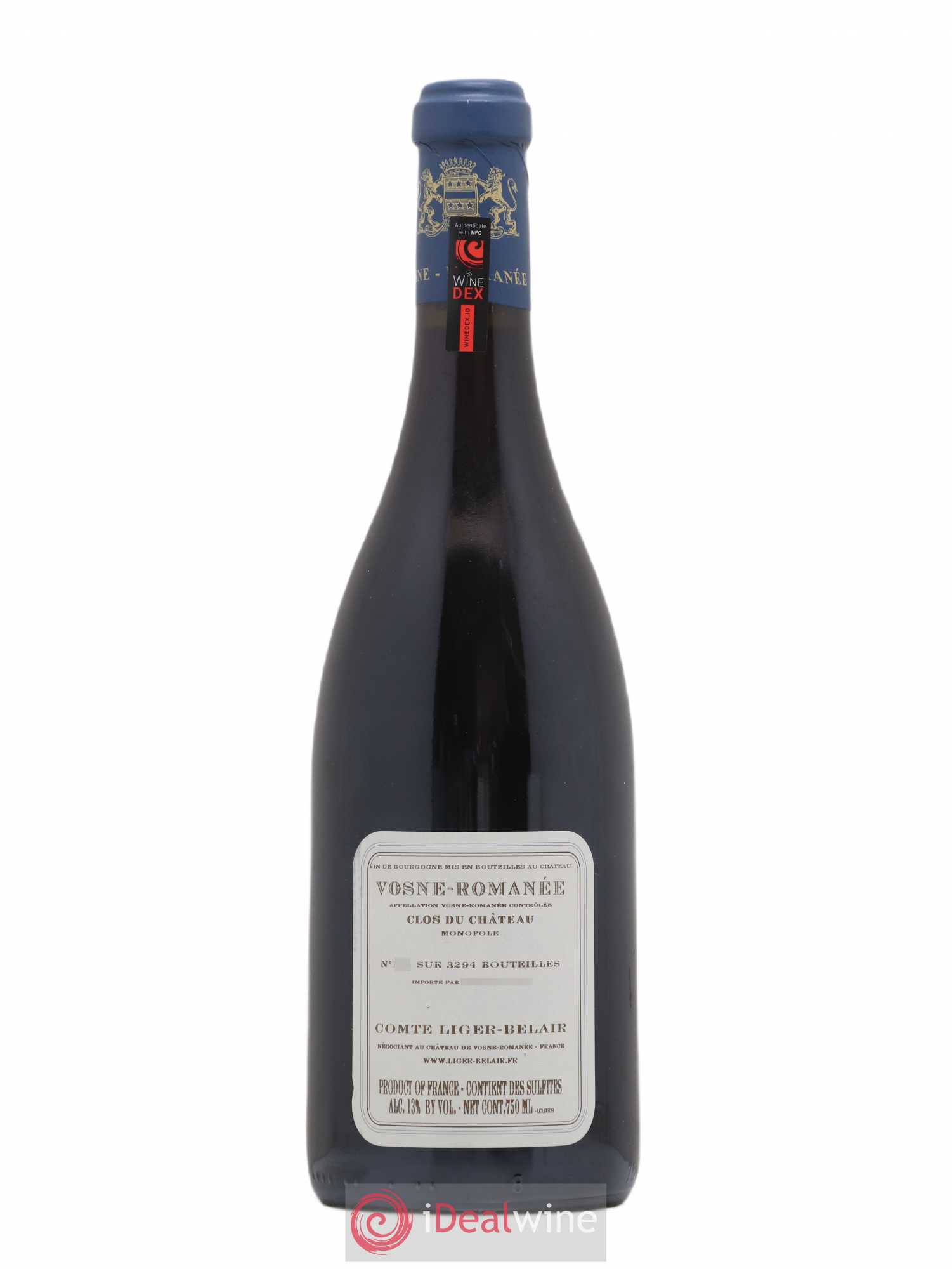 Vosne-Romanée Clos du Château Comte Liger-Belair (Domaine du) 2009 - Lot de 1 bouteille - 1