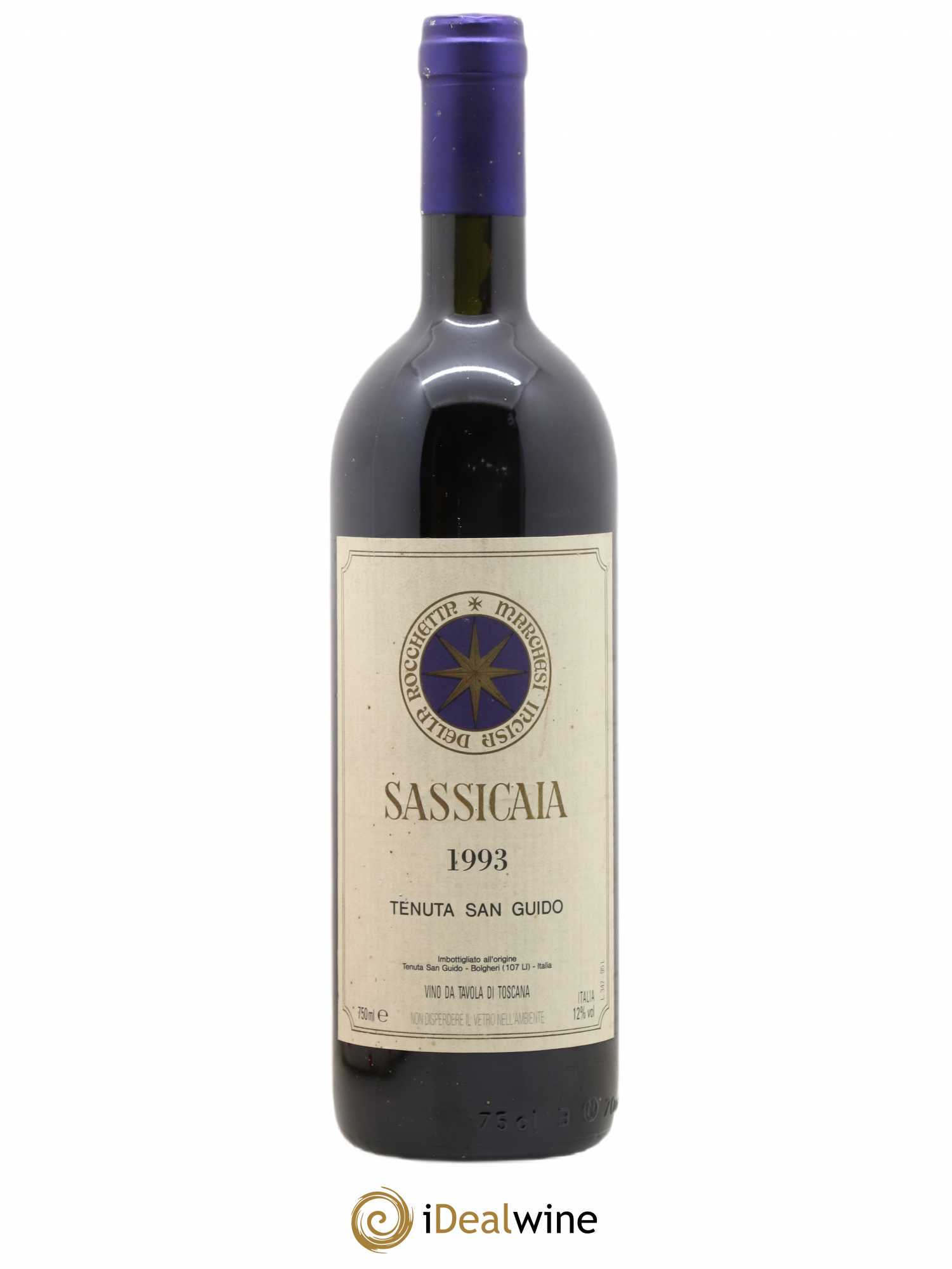 Bolgheri DOC Sassicaia Tenuta San Guido 1993 - Lot de 1 bouteille - 0
