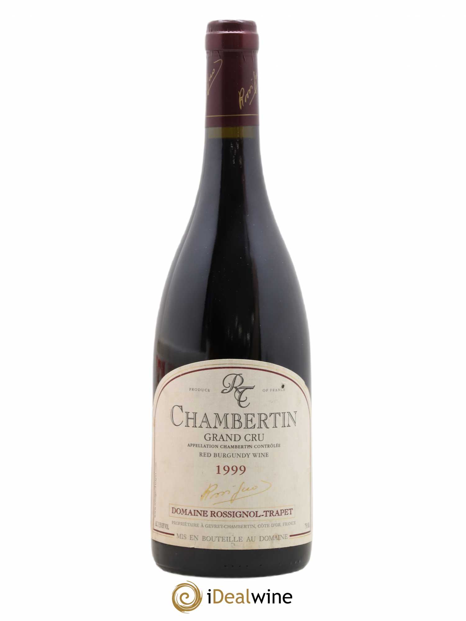 Chambertin Grand Cru Rossignol-Trapet (Domaine) 1999 - Lot de 1 bouteille - 0