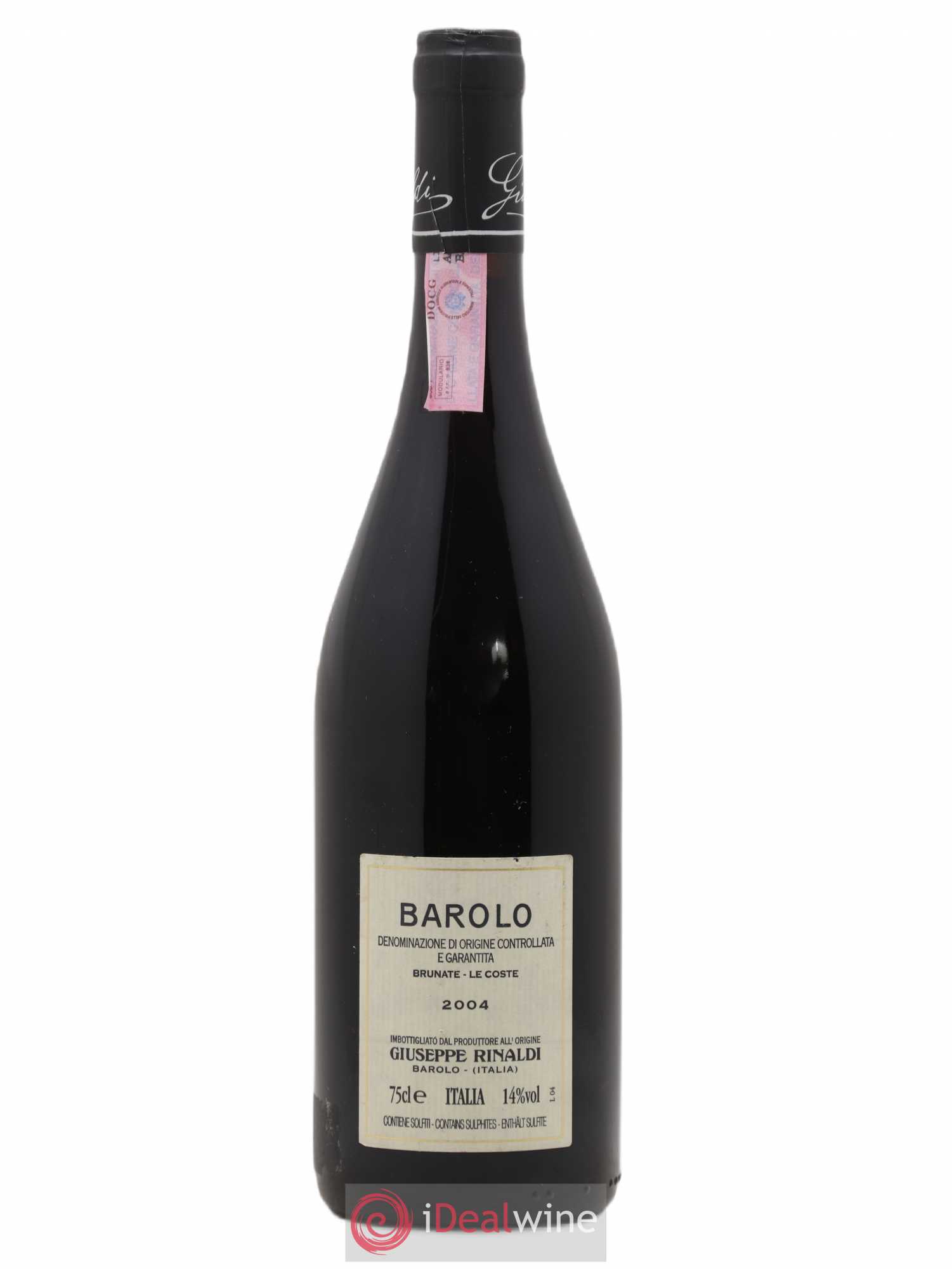 Barolo DOCG Brunate Le Coste Giuseppe Rinaldi 2004 - Lot de 1 bouteille - 1