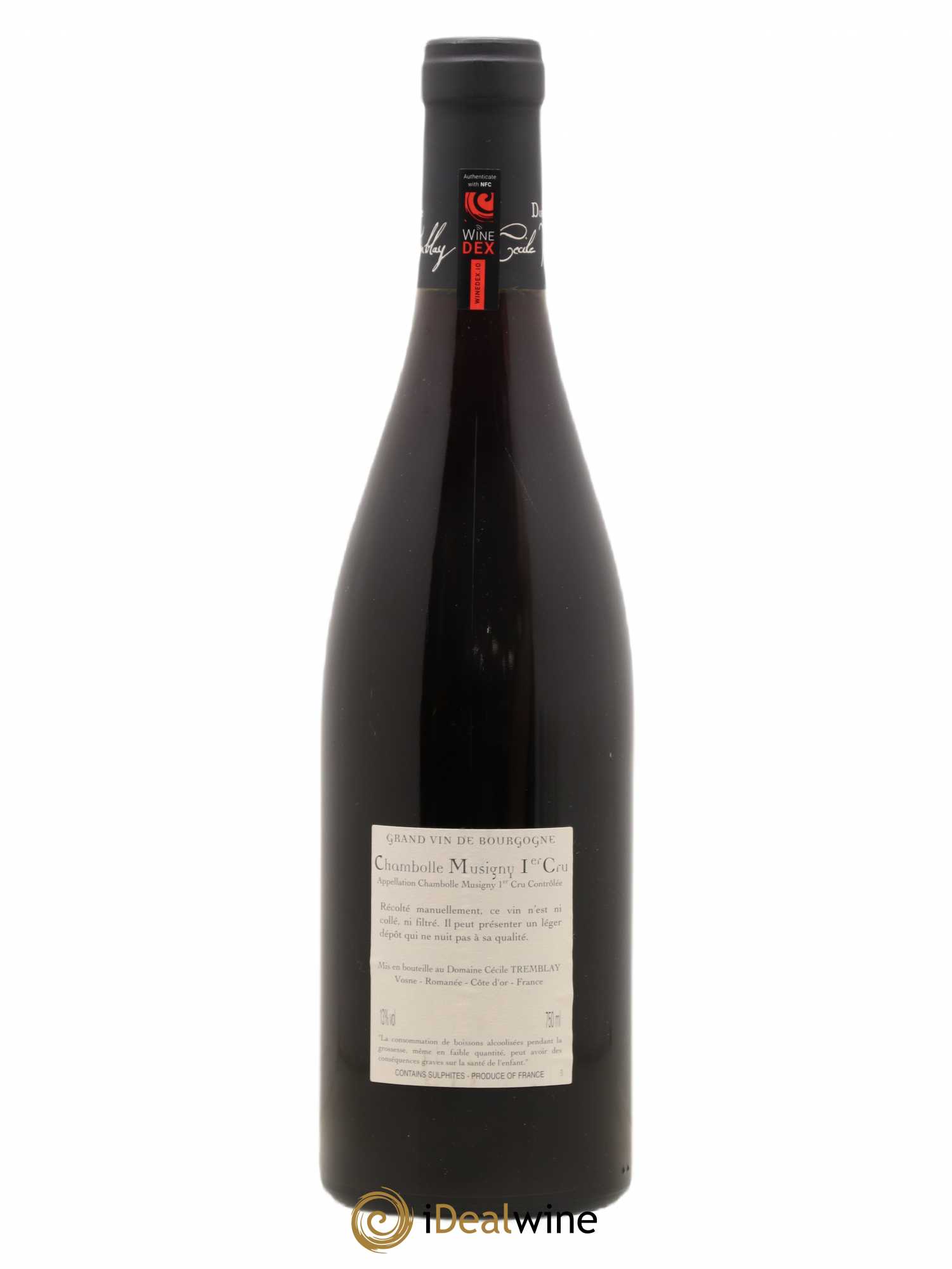 Chambolle-Musigny 1er Cru Les Feusselottes Cécile Tremblay 2009 - Lot de 1 bouteille - 1