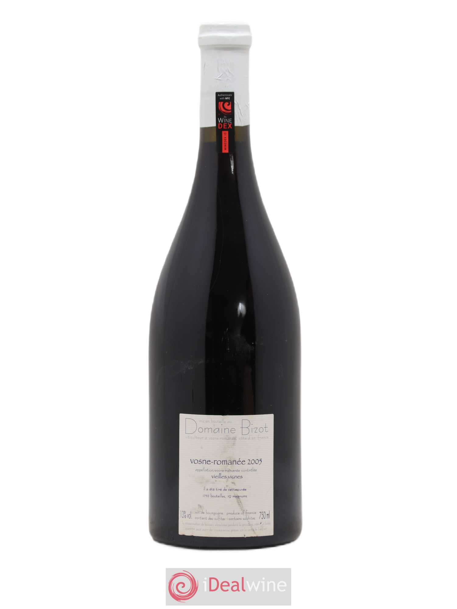 Vosne-Romanée Vieilles Vignes Bizot (Domaine) 2005 - Lot de 1 bouteille - 1