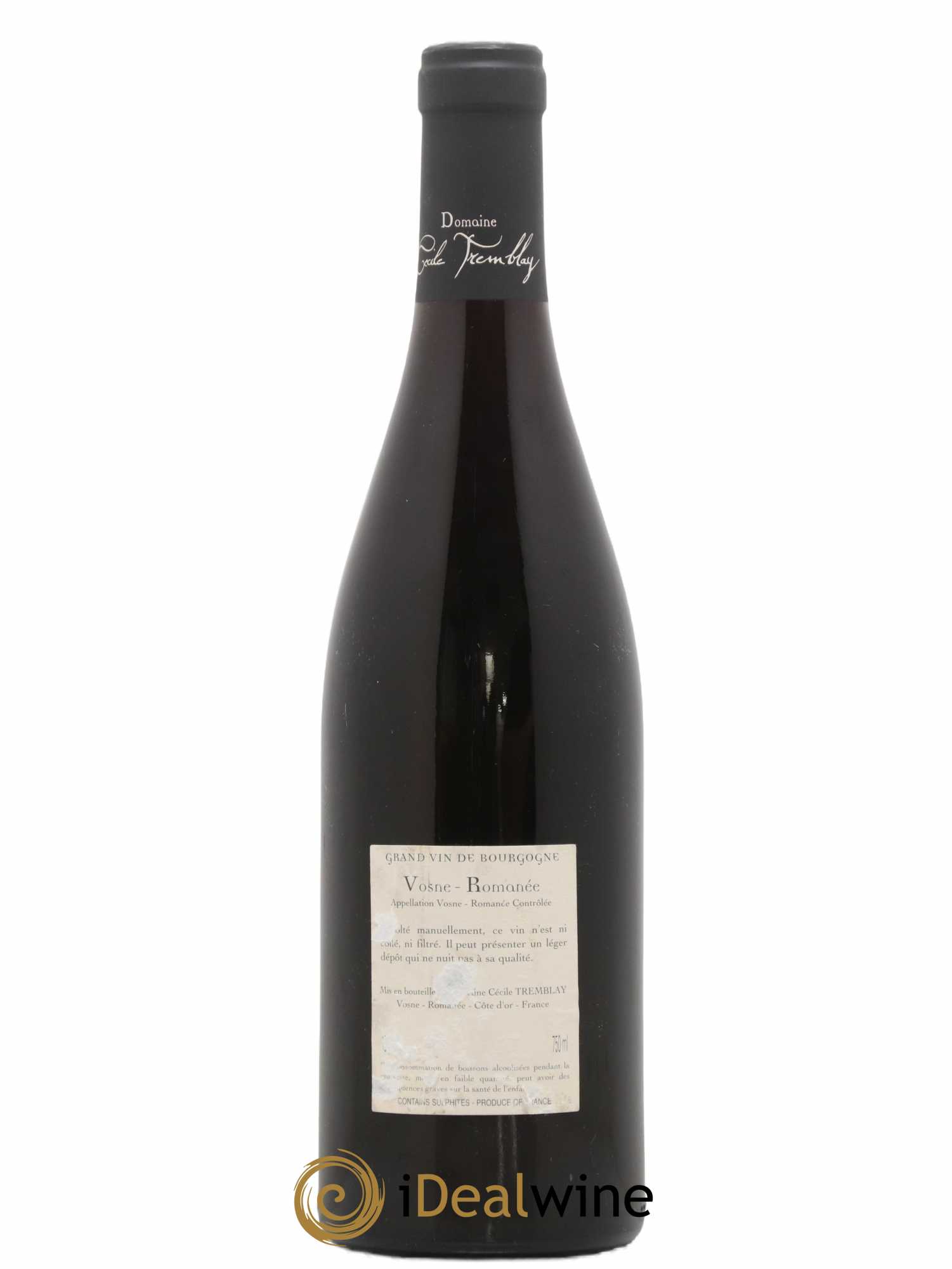 Vosne-Romanée Vieilles Vignes Cécile Tremblay 2009 - Lot de 1 bouteille - 1