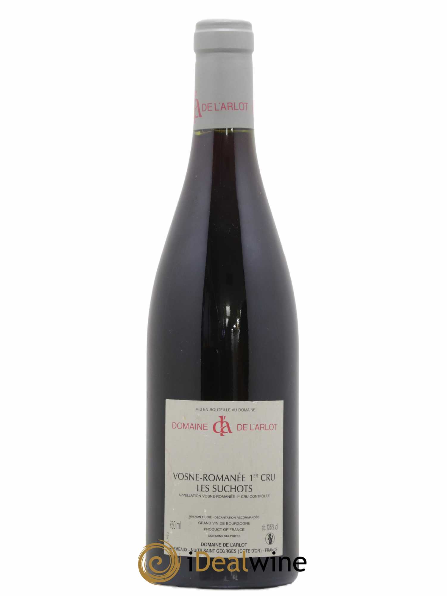 Vosne-Romanée 1er Cru Les Suchots Domaine de l'Arlot 2010 - Lot de 1 bouteille - 1