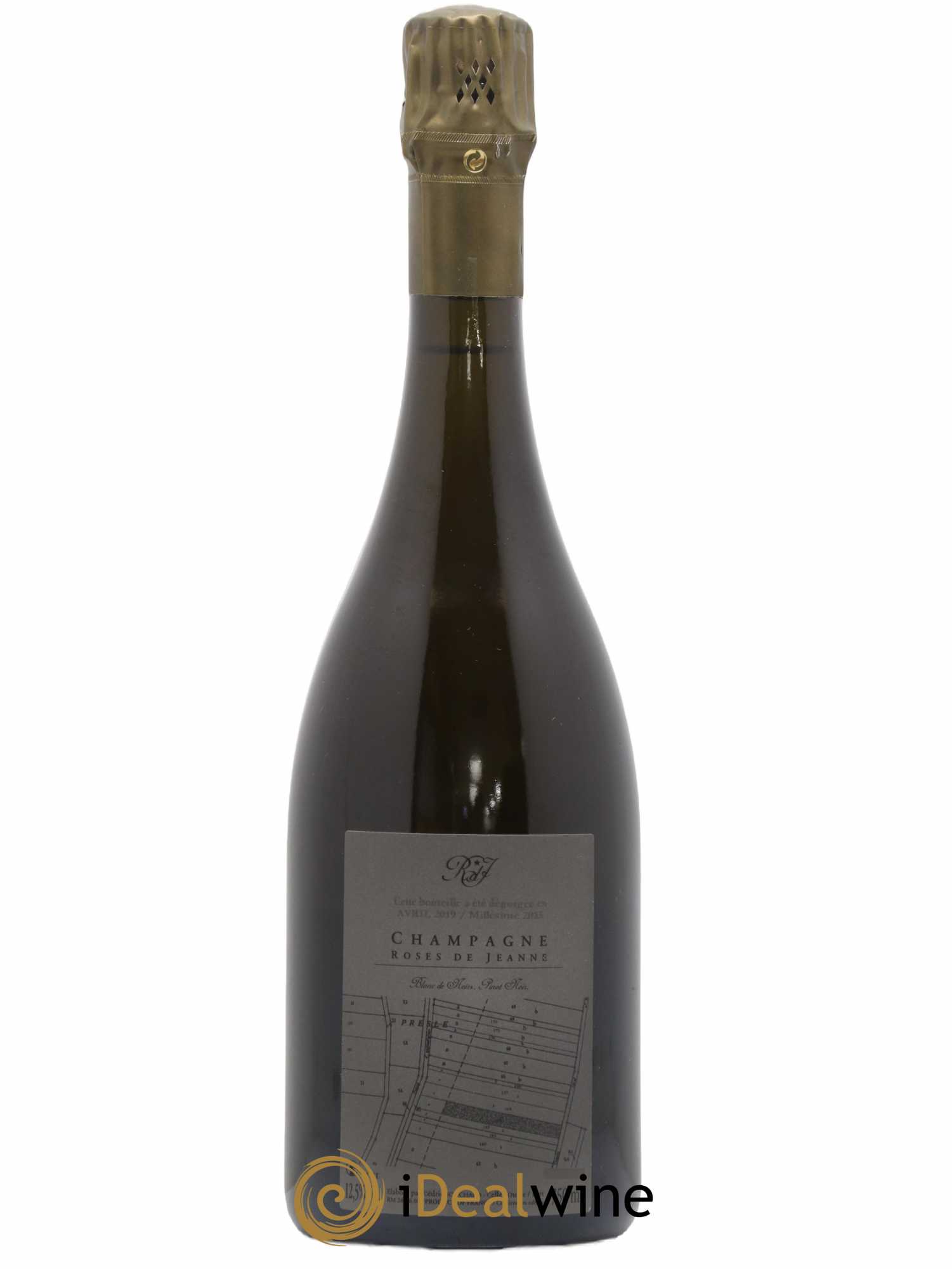 Roses de Jeanne Presle Blanc de Noirs Cédric Bouchard 2015 - Lot de 1 bouteille - 1