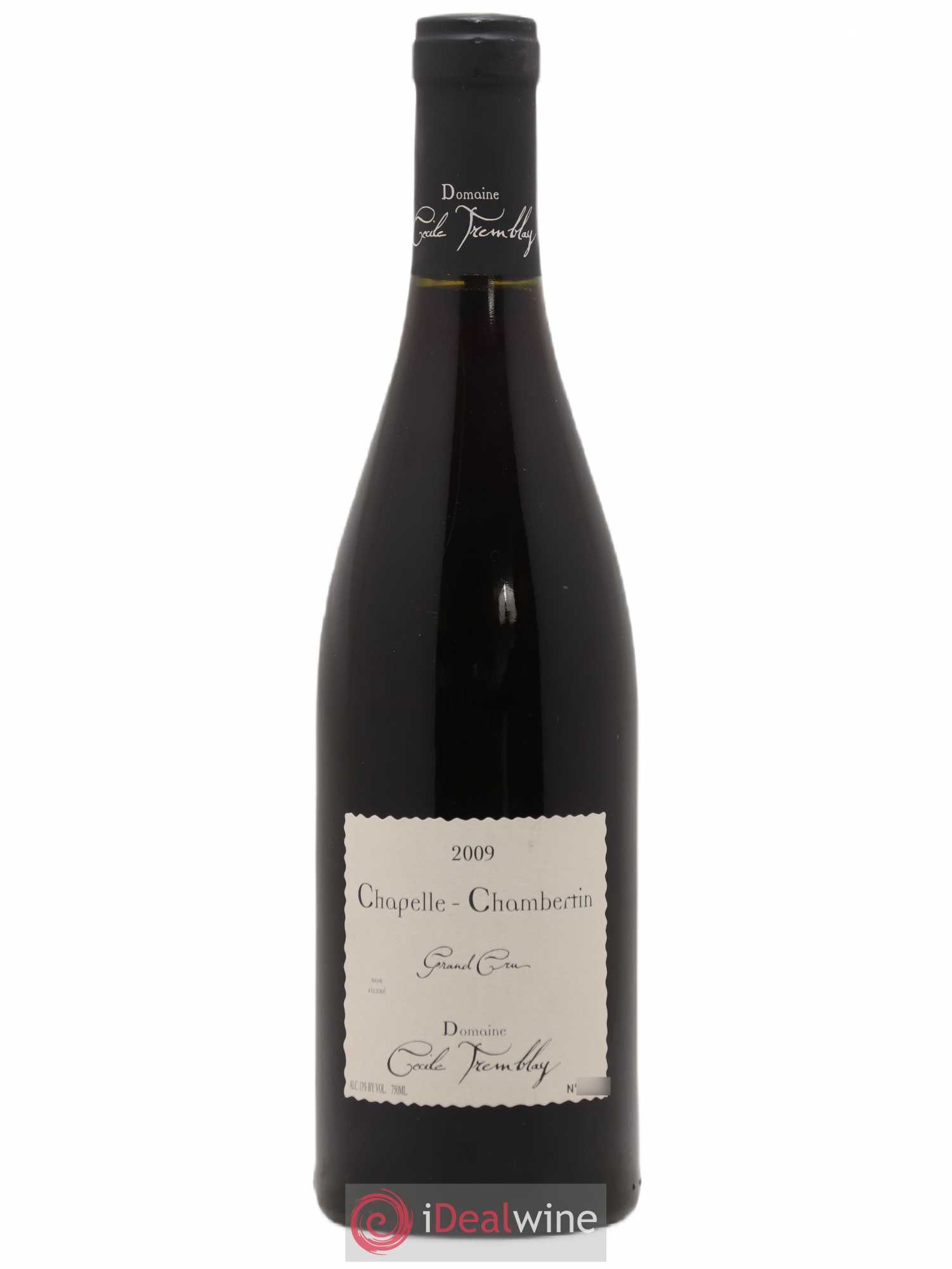 Chapelle-Chambertin Grand Cru Cécile Tremblay 2009 - Lot de 1 bouteille - 0