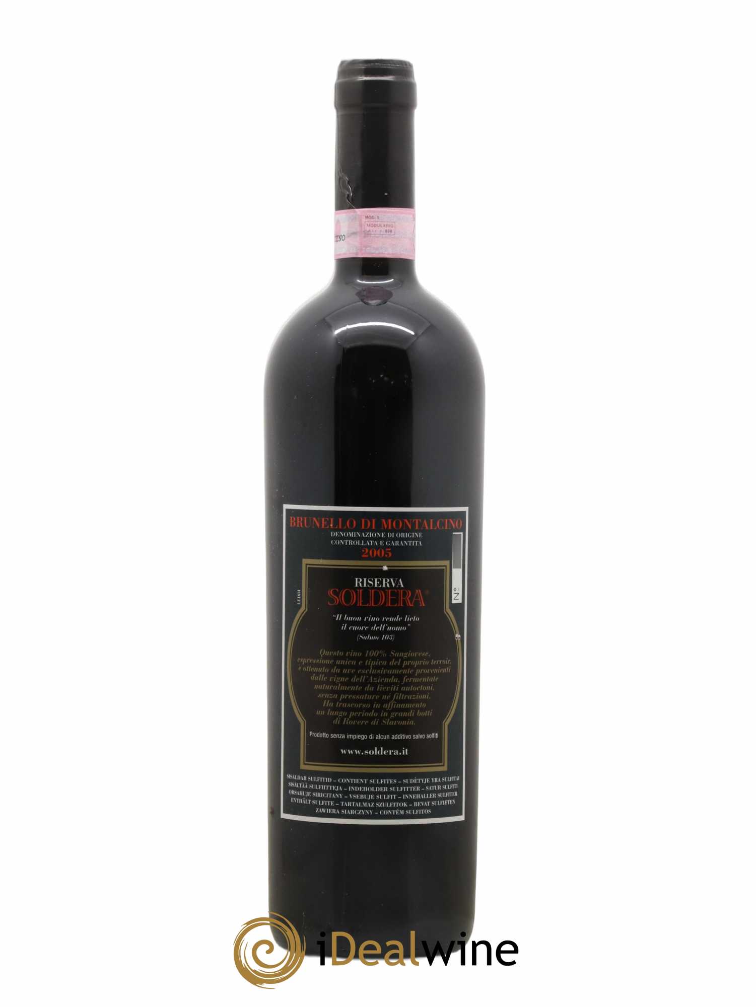 Brunello di Montalcino DOCG Riserva Soldera Case Basse - Gianfranco Soldera 2005 - Posten von 1 Flasche - 1