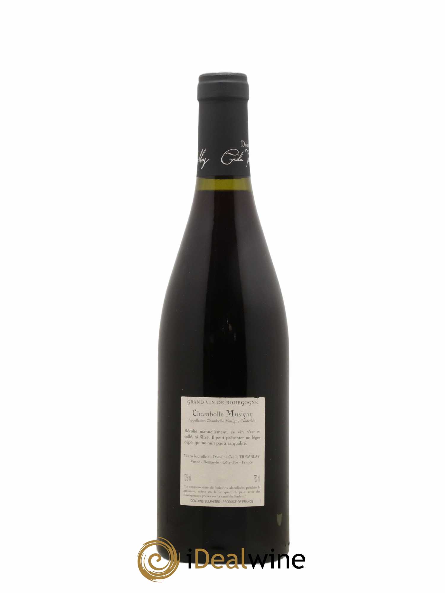 Chambolle-Musigny Les Cabottes Cécile Tremblay 2009 - Lot of 1 bottle - 1