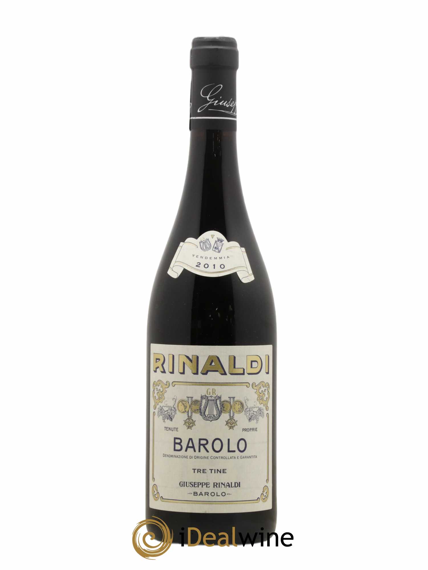 Barolo DOCG Tre Tine Giuseppe Rinaldi 2010 - Lot of 1 bottle - 0
