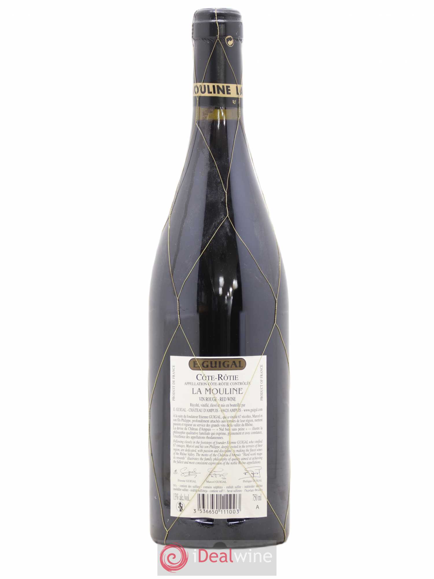 Côte-Rôtie La Mouline Guigal 2007 - Lot de 1 bouteille - 1