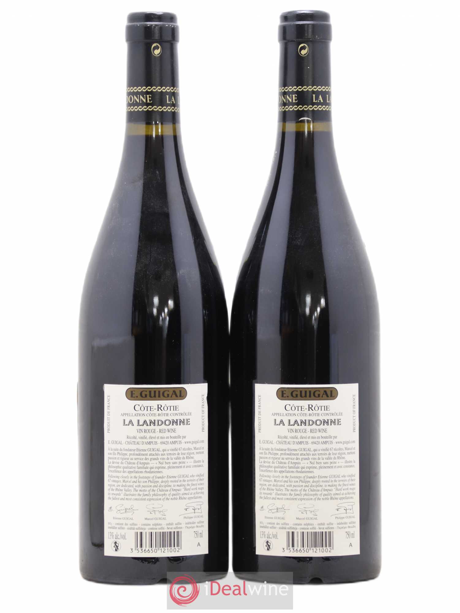 Côte-Rôtie La Landonne Guigal 2008 - Lot de 2 bouteilles - 1