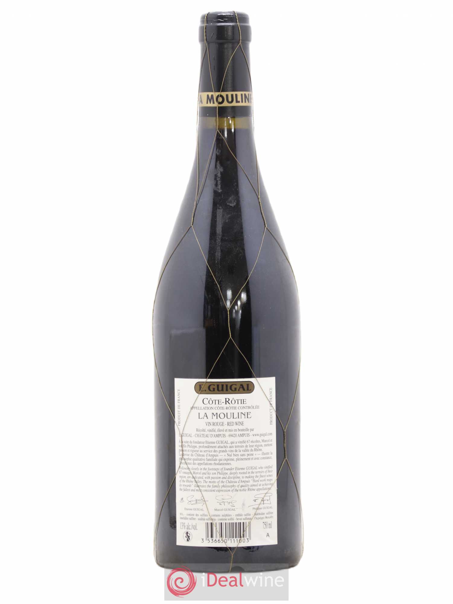 Côte-Rôtie La Mouline Guigal 2008 - Lot de 1 bouteille - 1