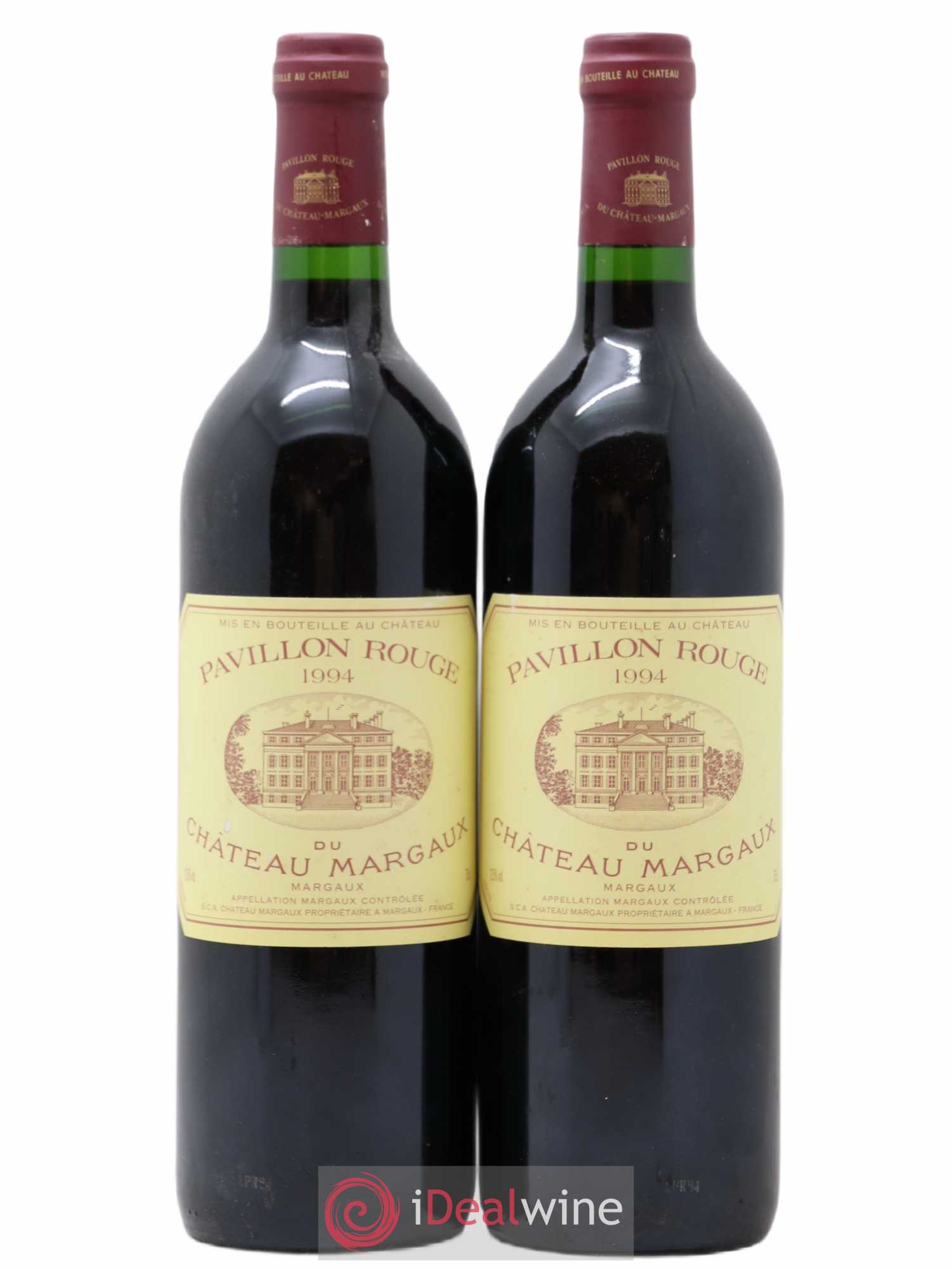 Pavillon Rouge du Château Margaux Second Vin 1994 - Lot de 2 bouteilles - 0