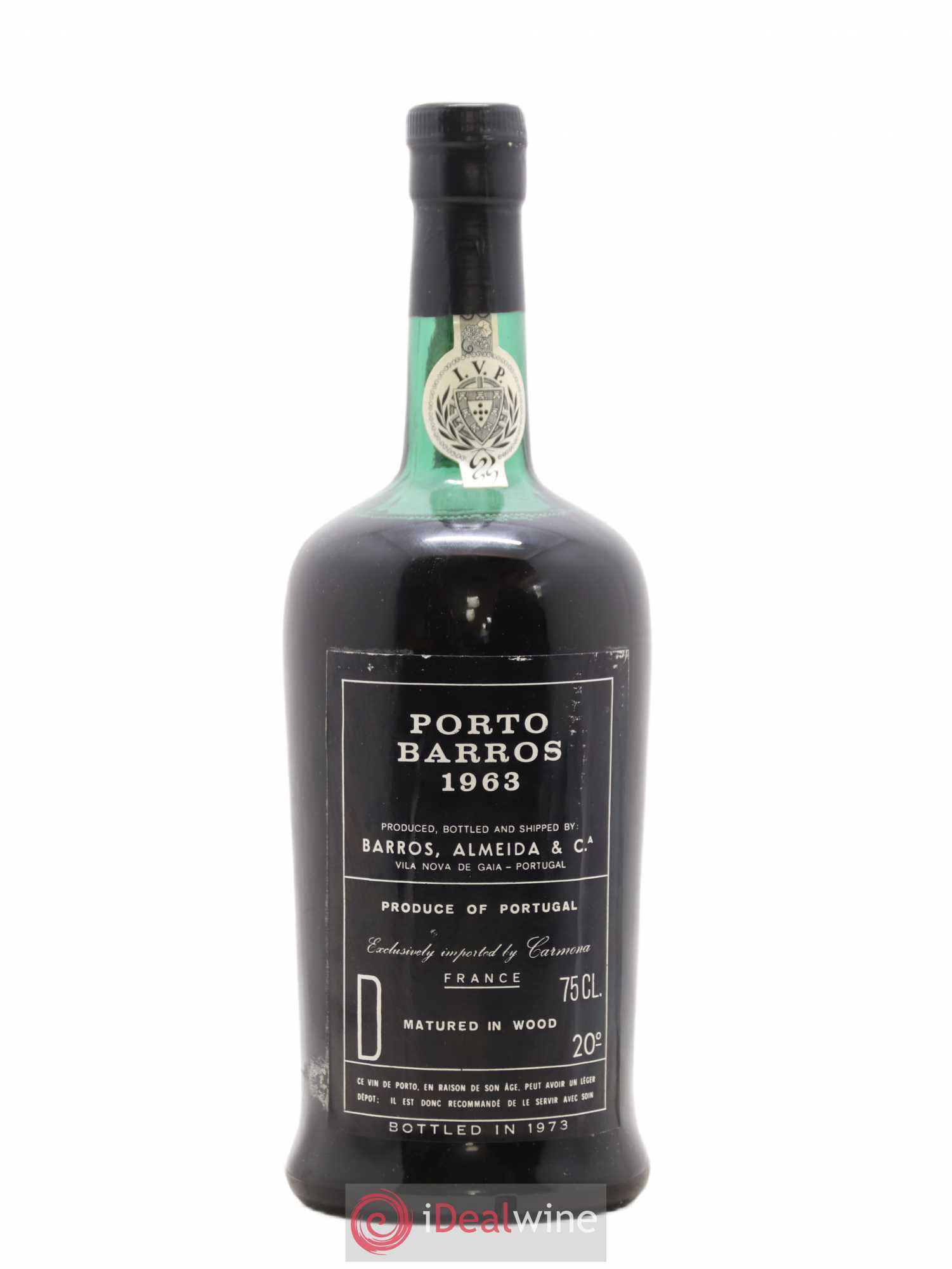 Porto Barros Almeida & C. 1963 - Lot de 1 bouteille - 1