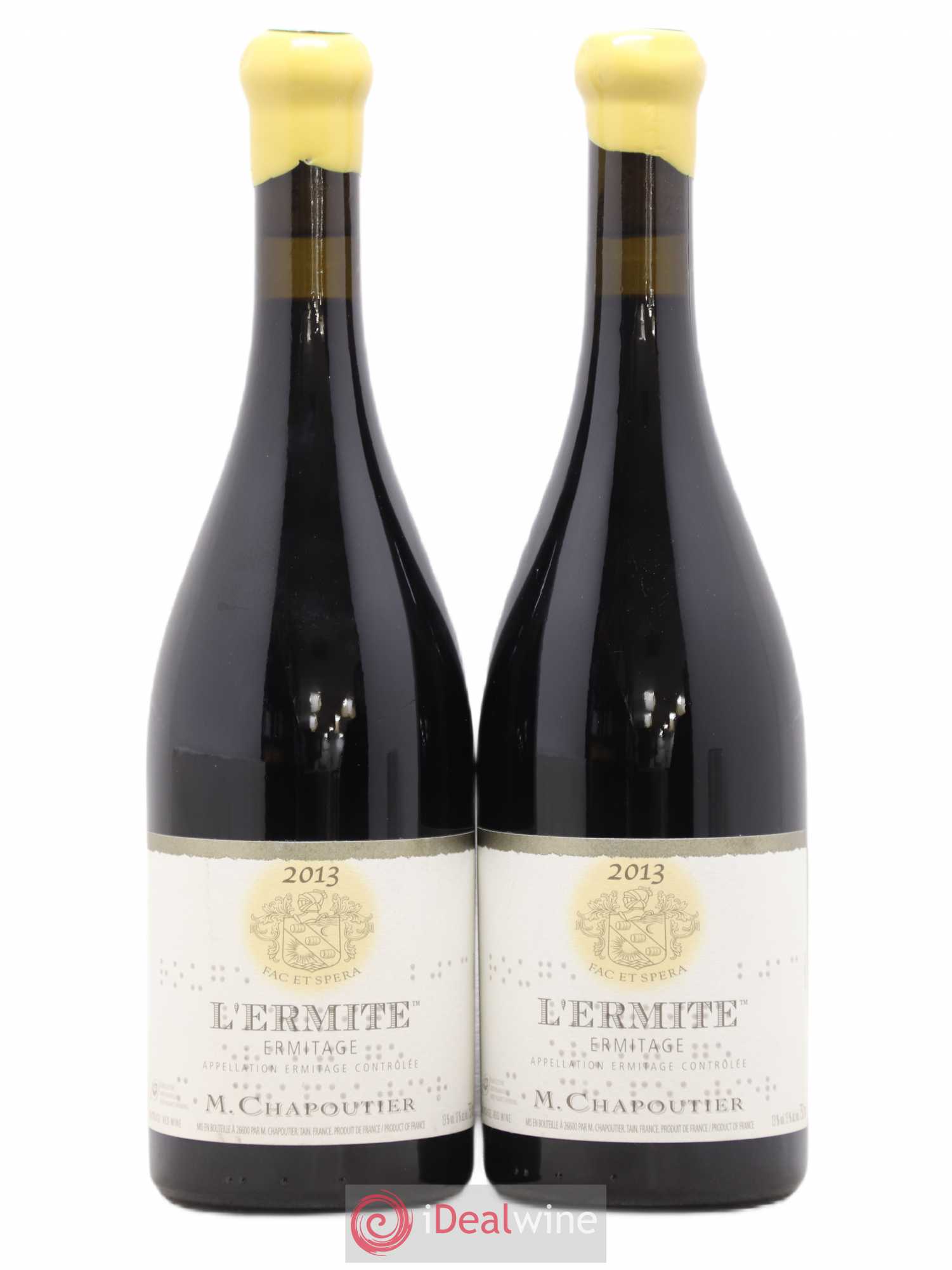 Hermitage Ermitage l'Ermite Chapoutier 2013 - Lot de 2 bouteilles - 0